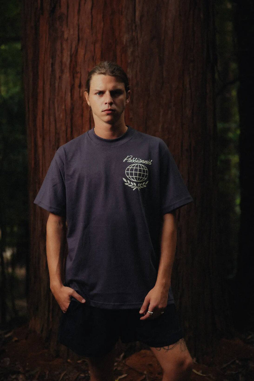 Camiseta Soleil Worldwide Explorer Chumbo