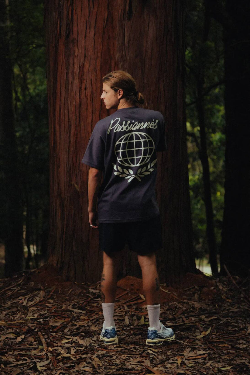 Camiseta Soleil Worldwide Explorer Chumbo