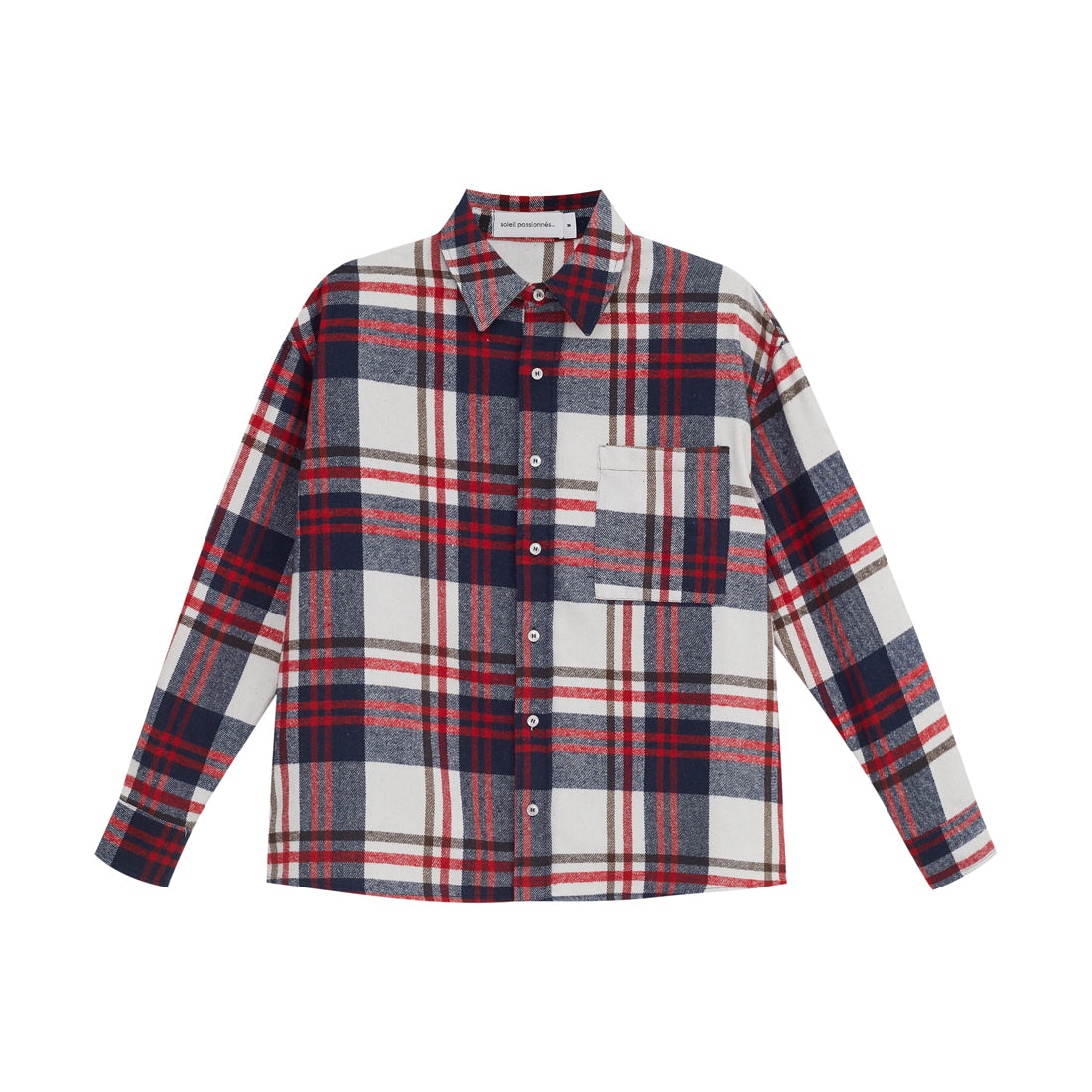 Camisa Xadrez Soleil Azul