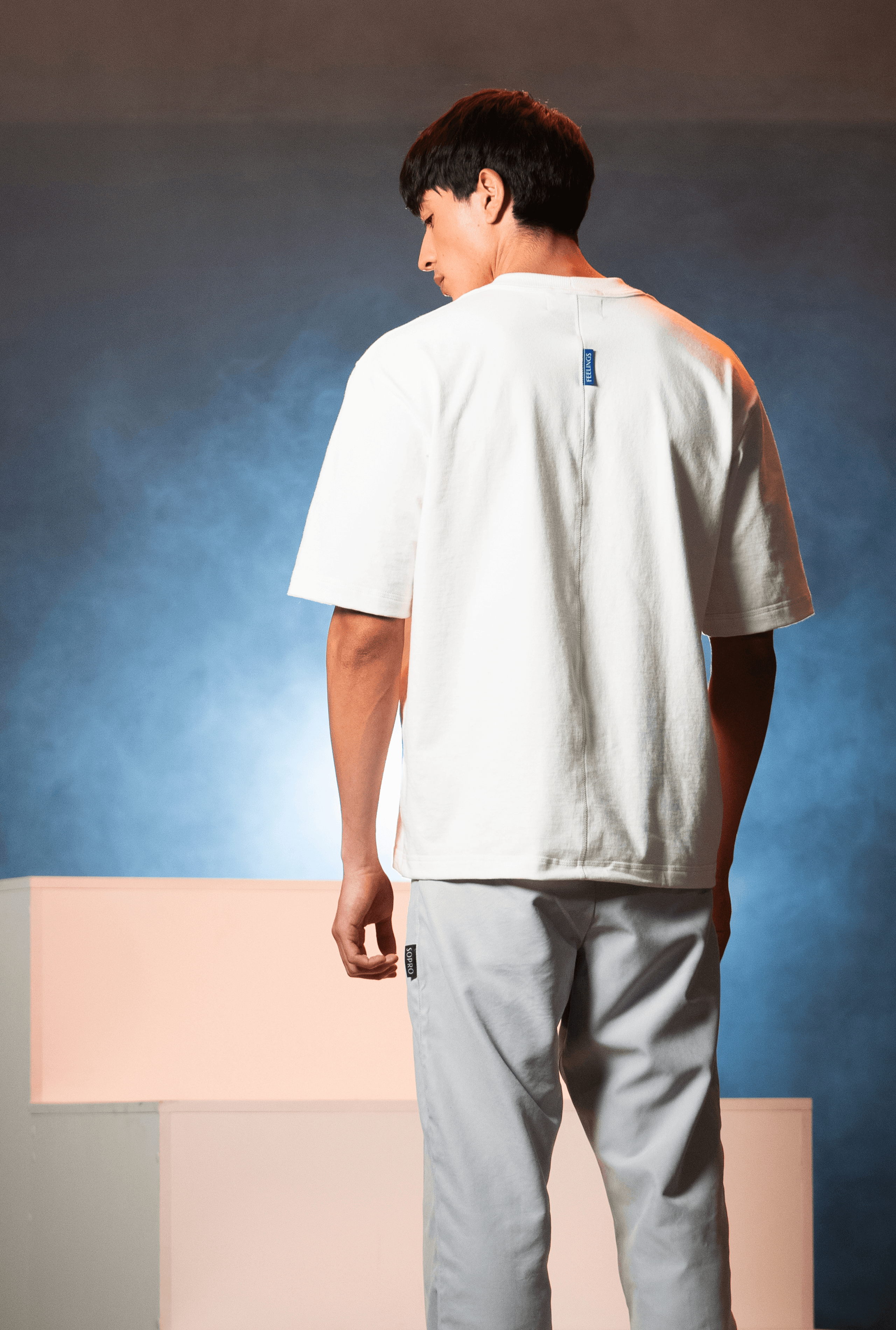 Camiseta Sopro Oversized Off White