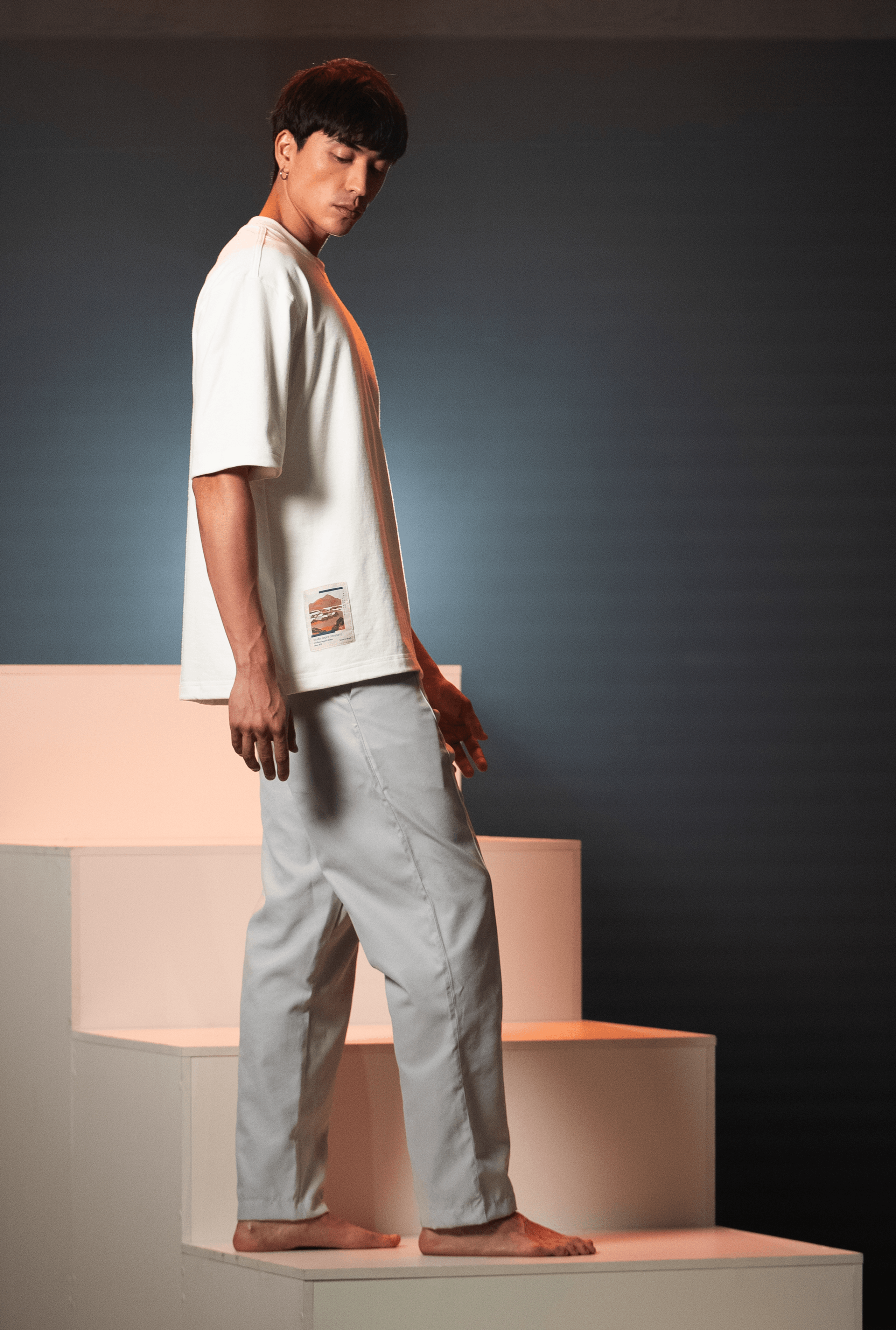 Camiseta Sopro Oversized Off White