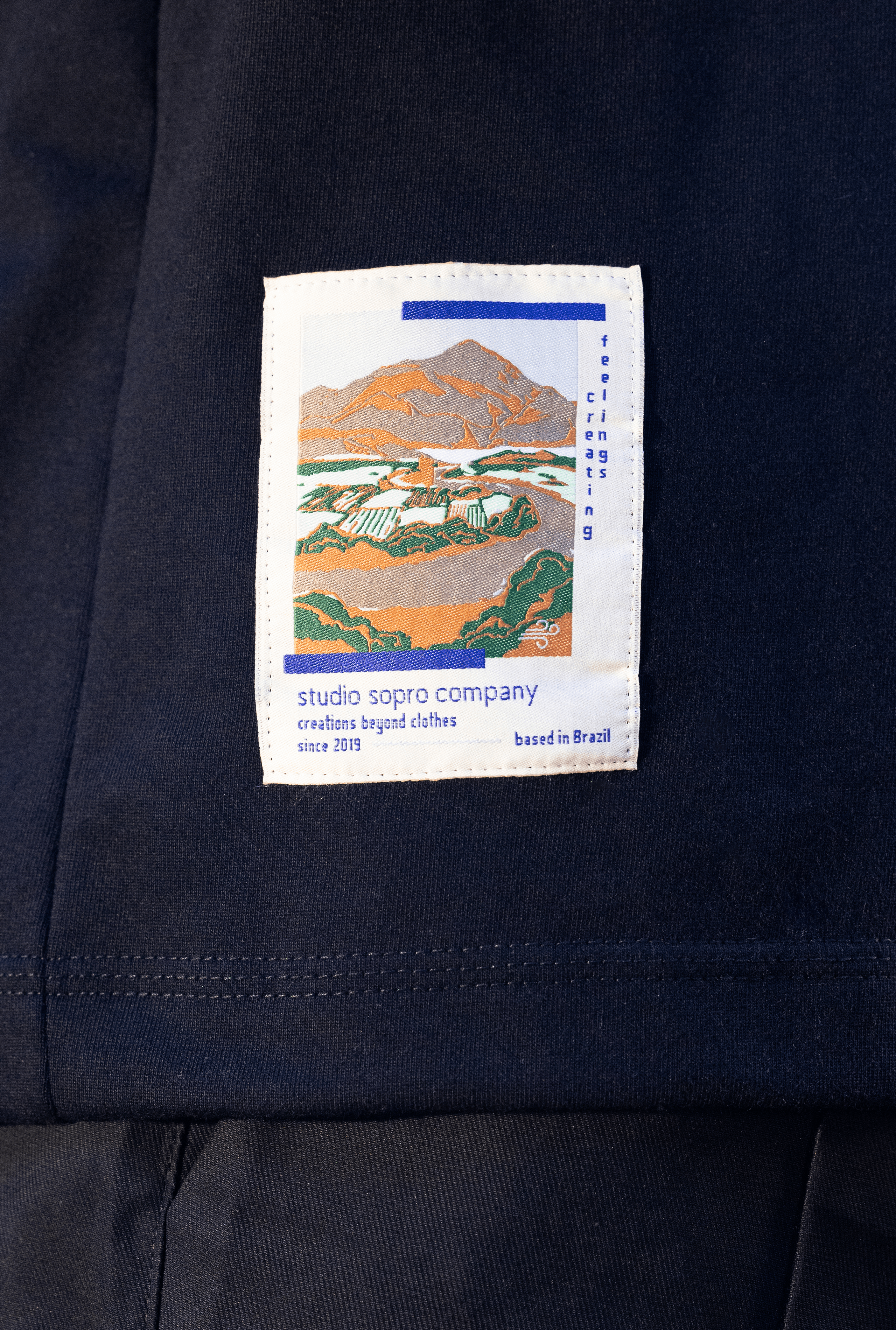 Camiseta Sopro Oversized Preta