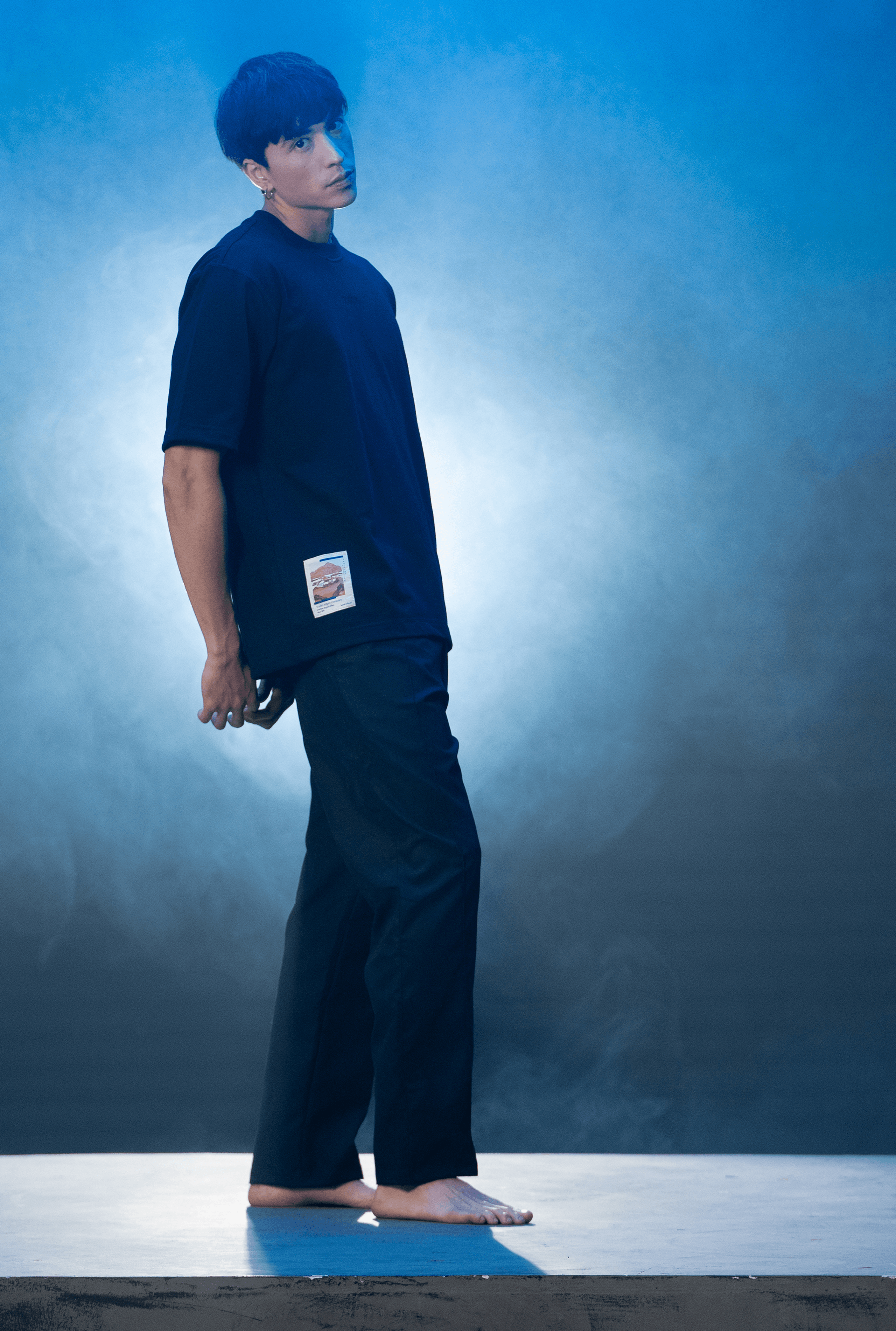 Camiseta Sopro Oversized Preta