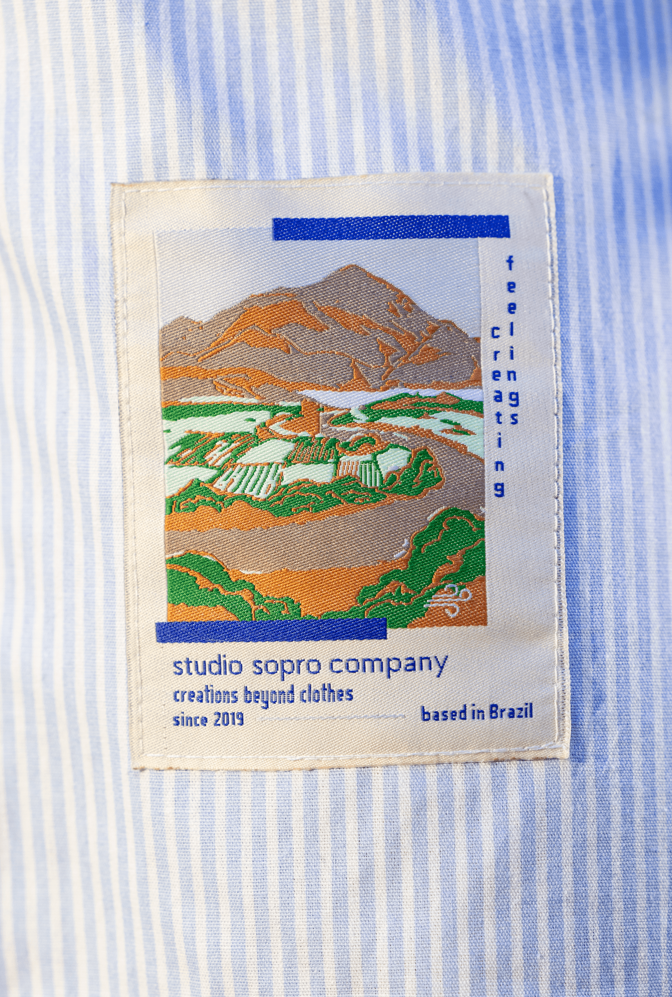 Samba Canção Sopro Listrada Clara