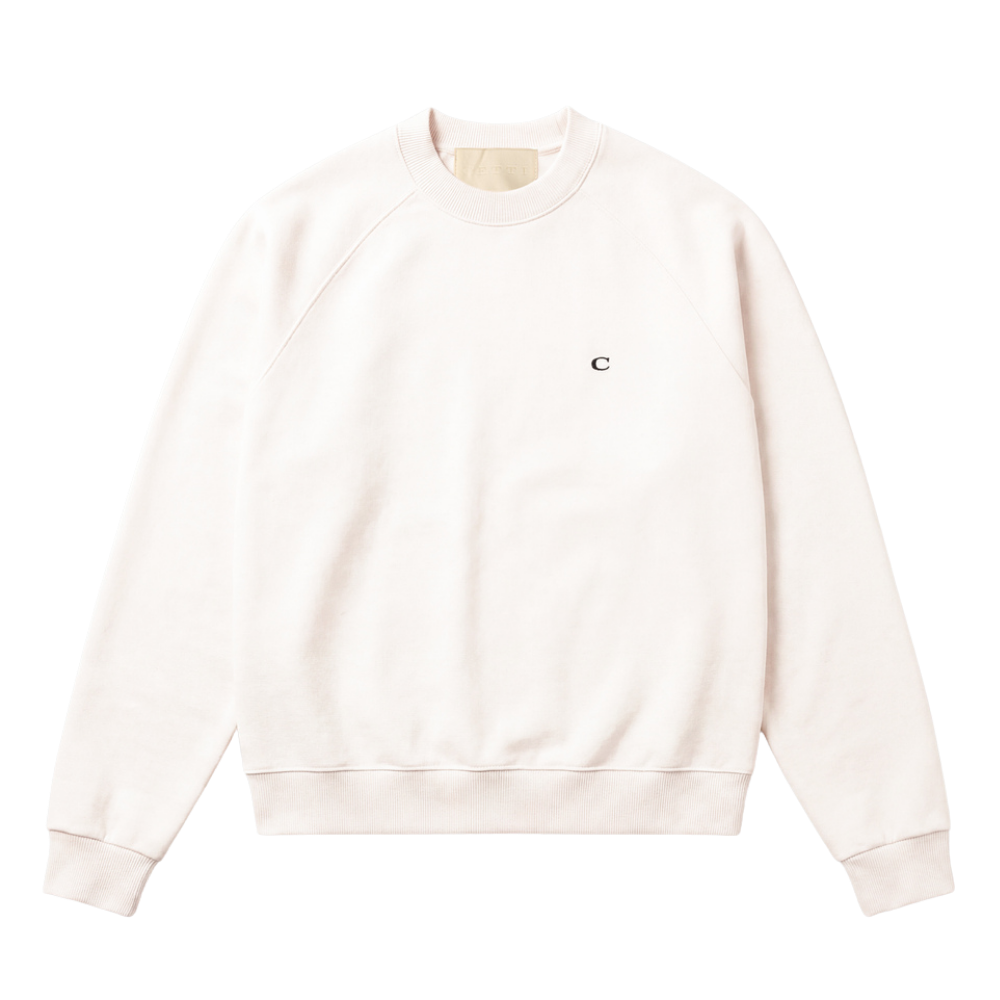 Moletom Crewneck Cetti Logo Off White