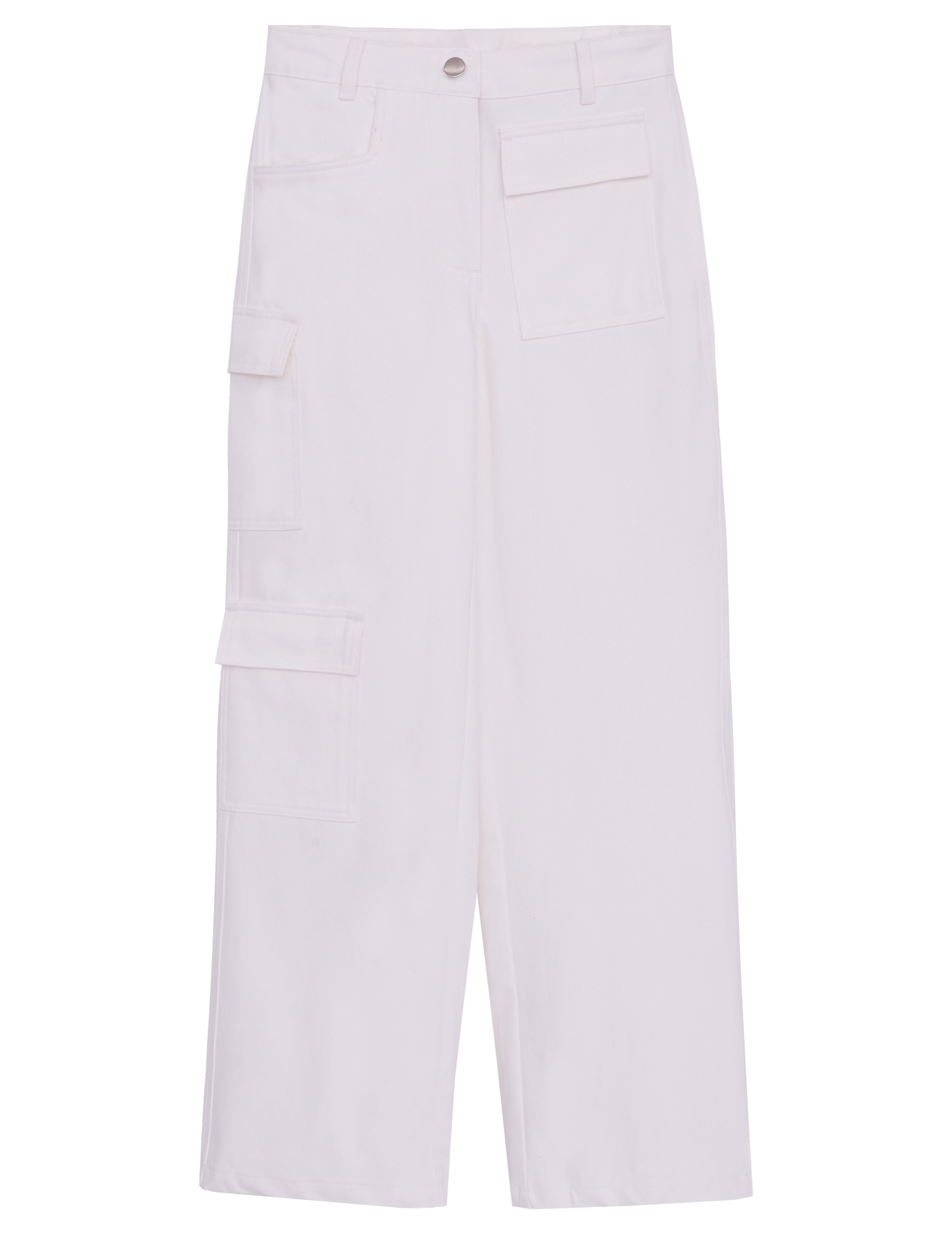 Calca Cargo Hist Off White