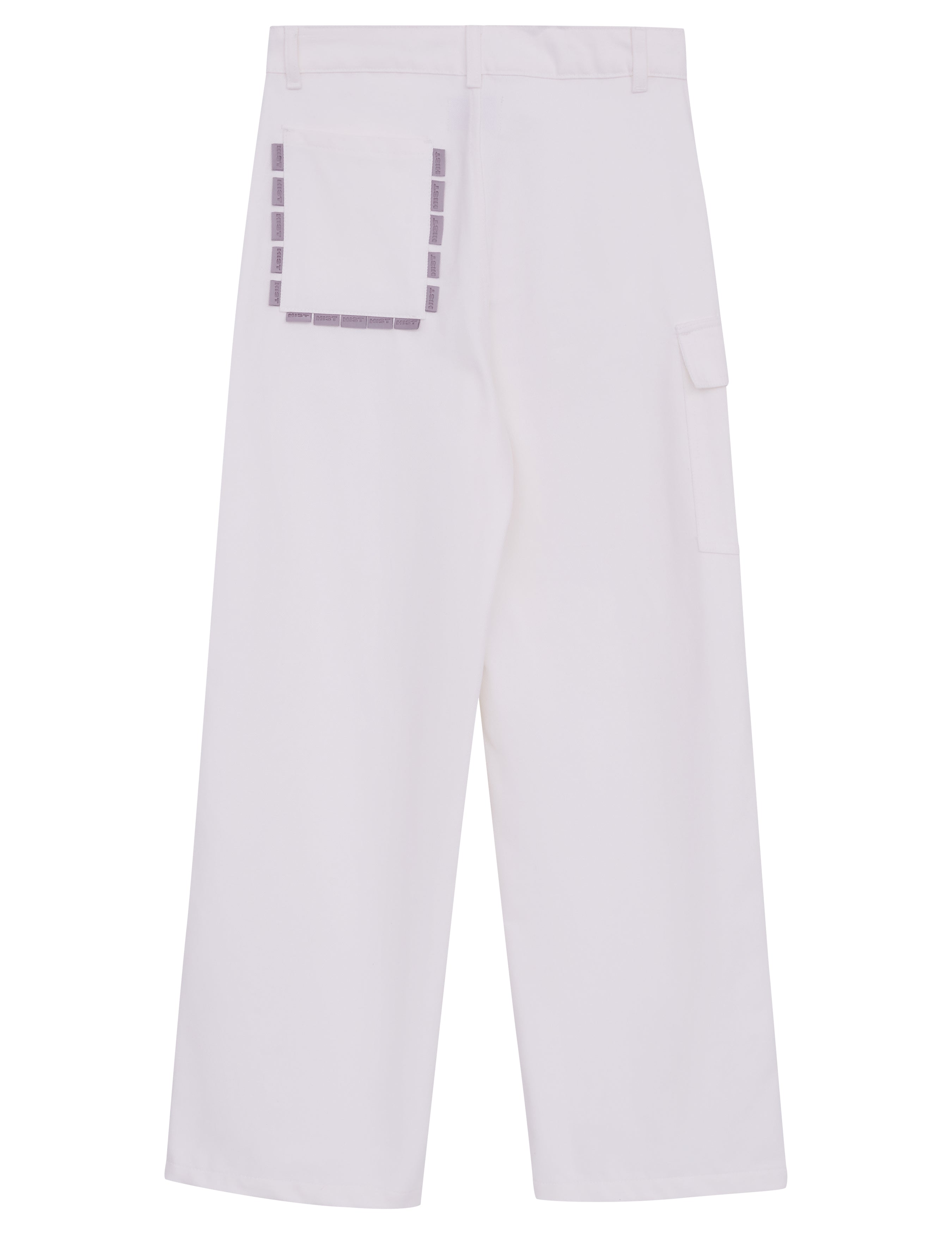Calca Cargo Hist Off White