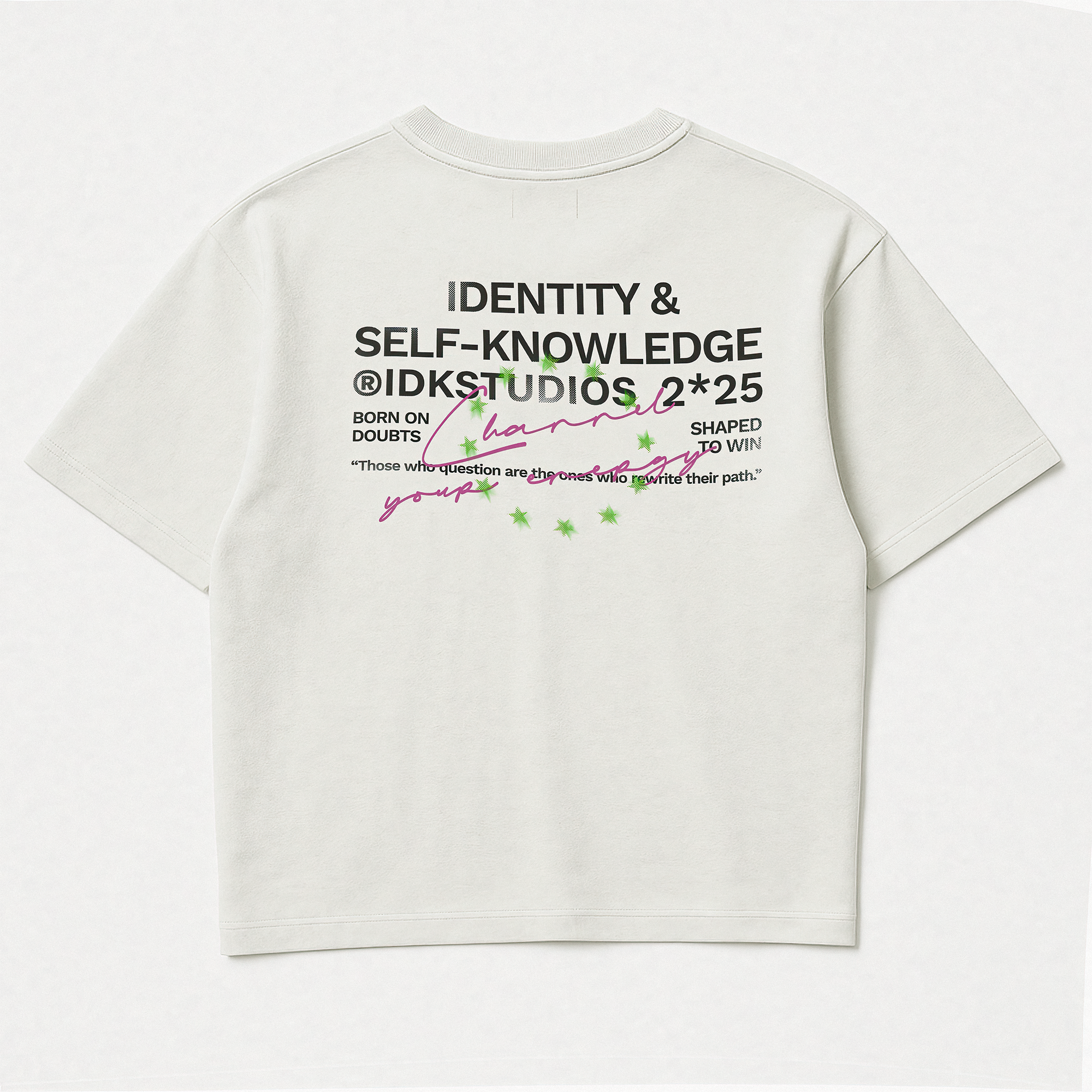 Camiseta IDK Shaped To Win Branca