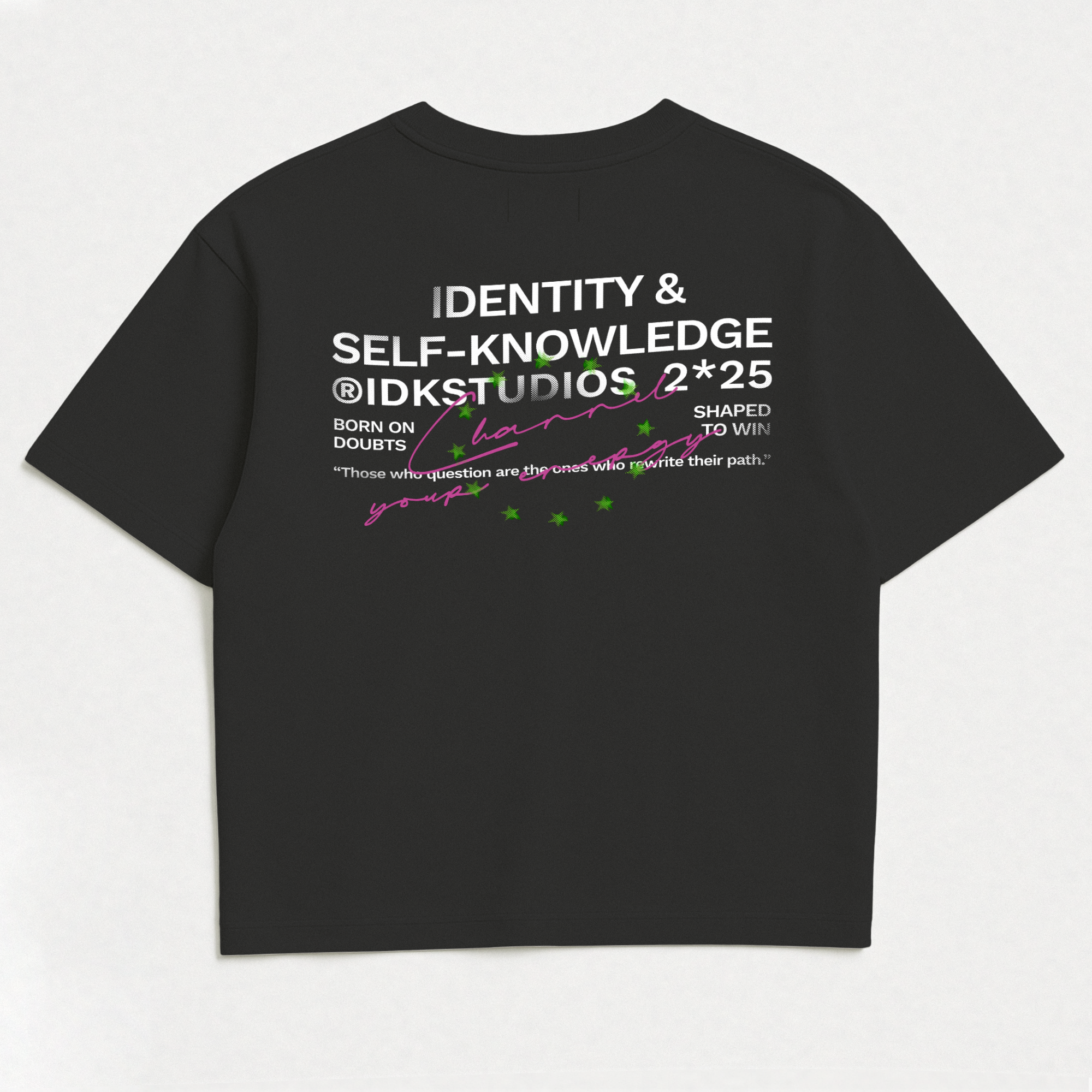 Camiseta IDK Shaped To Win Preta