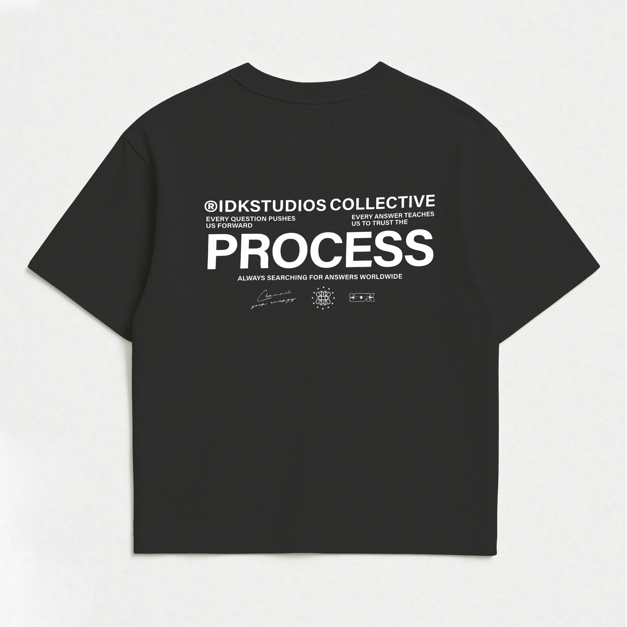 Camiseta Boxy IDK Trust The Process