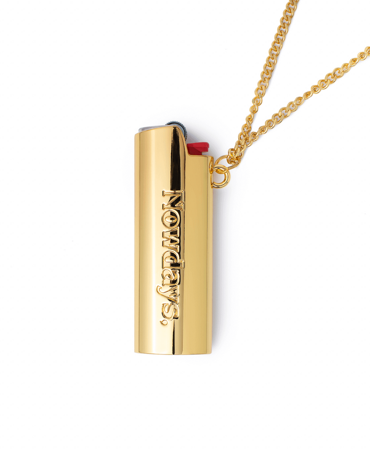 Porta Isqueiro Nowdays "El Fuego" Dourado