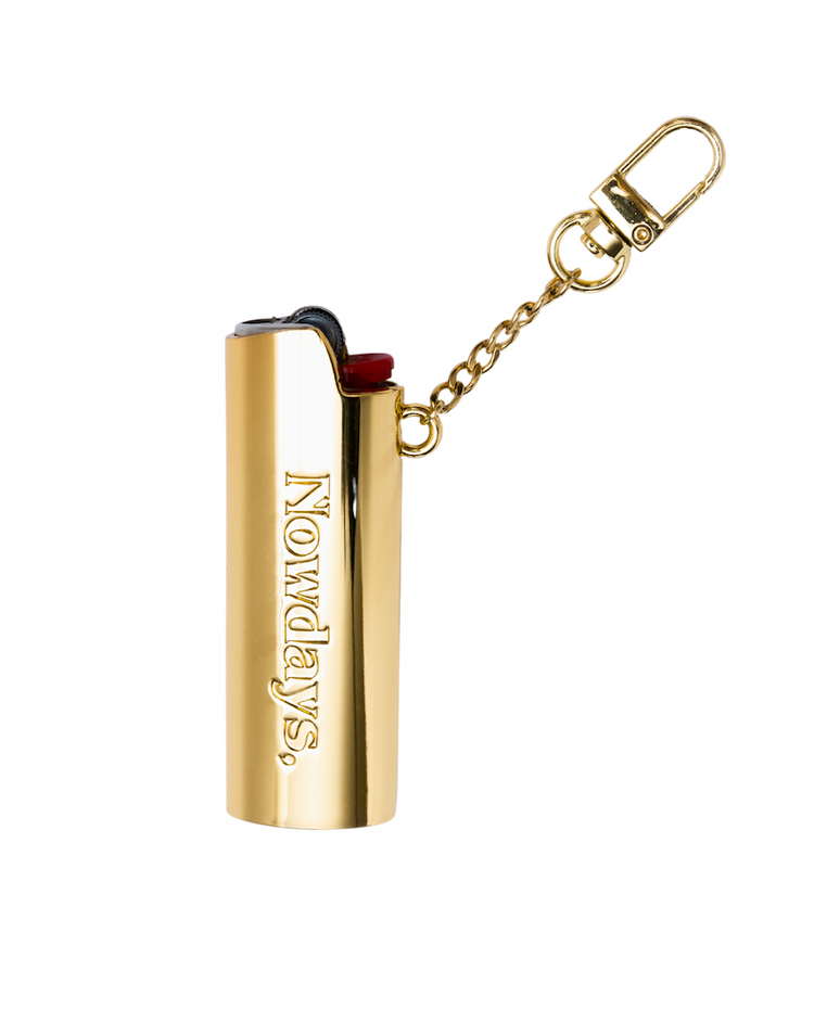 Porta Isqueiro Nowdays "El Fuego" Dourado