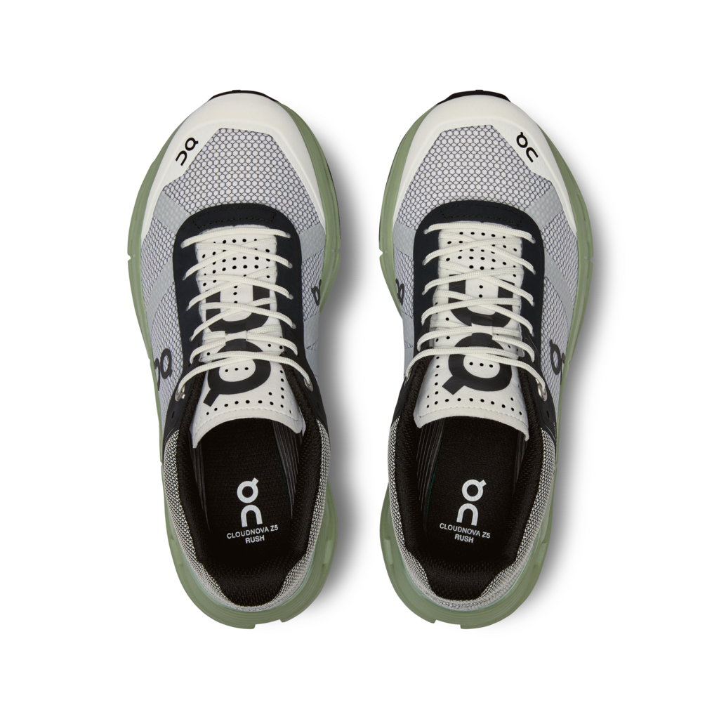 Tênis On Cloudnova Z5 Rush 1 Feminino Black | White