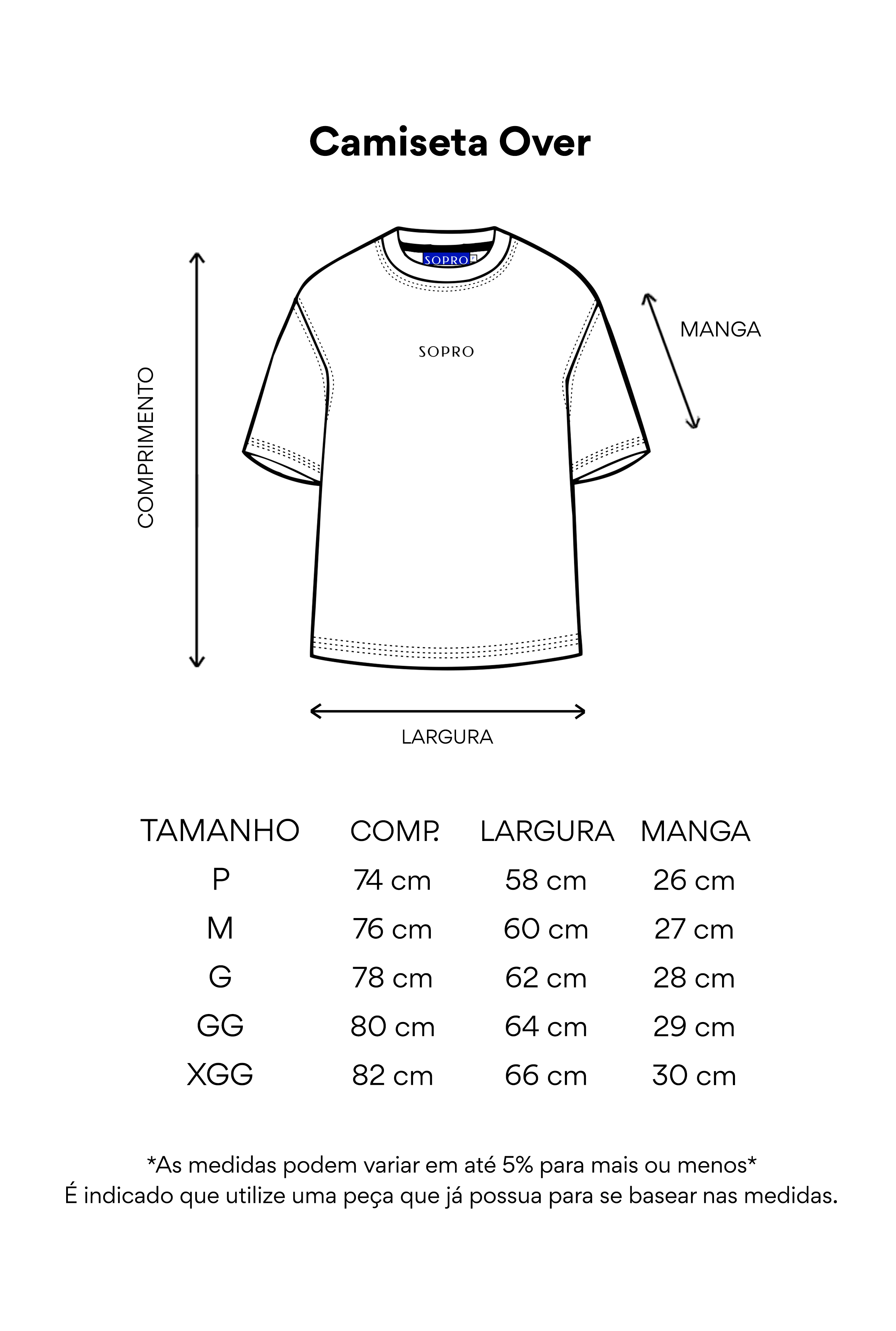 Camiseta Sopro "+55" Oversized Off White