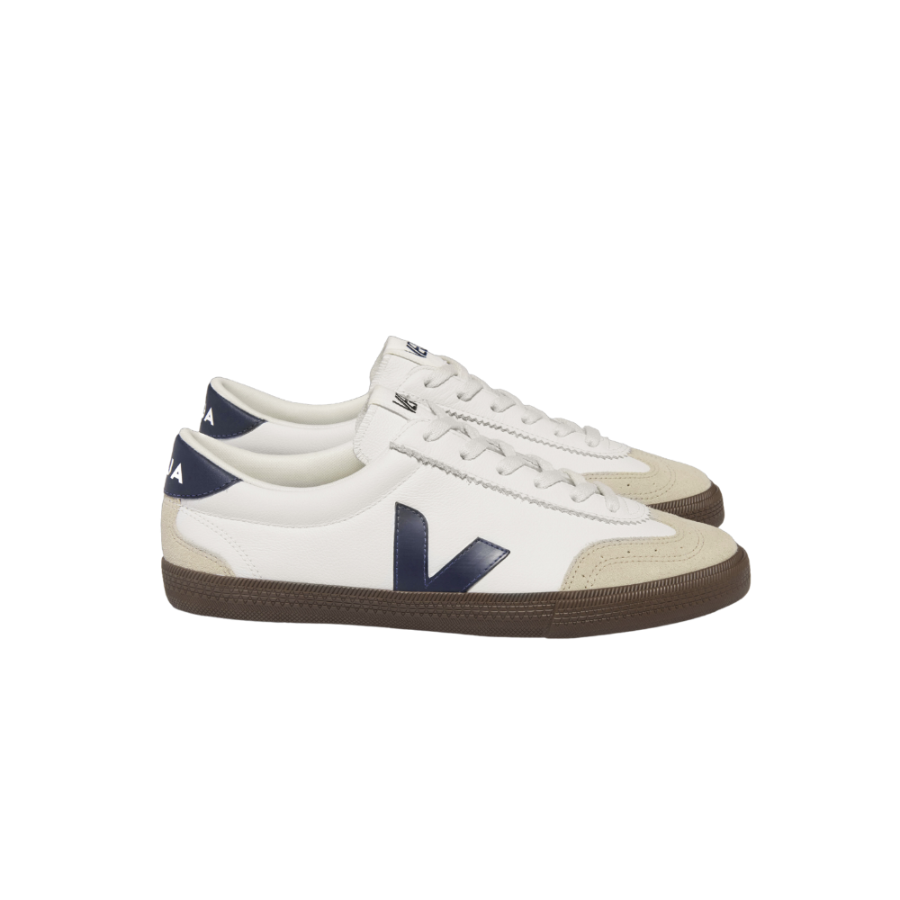 Tênis Veja Volley Leather Unissex White Nautico Bark