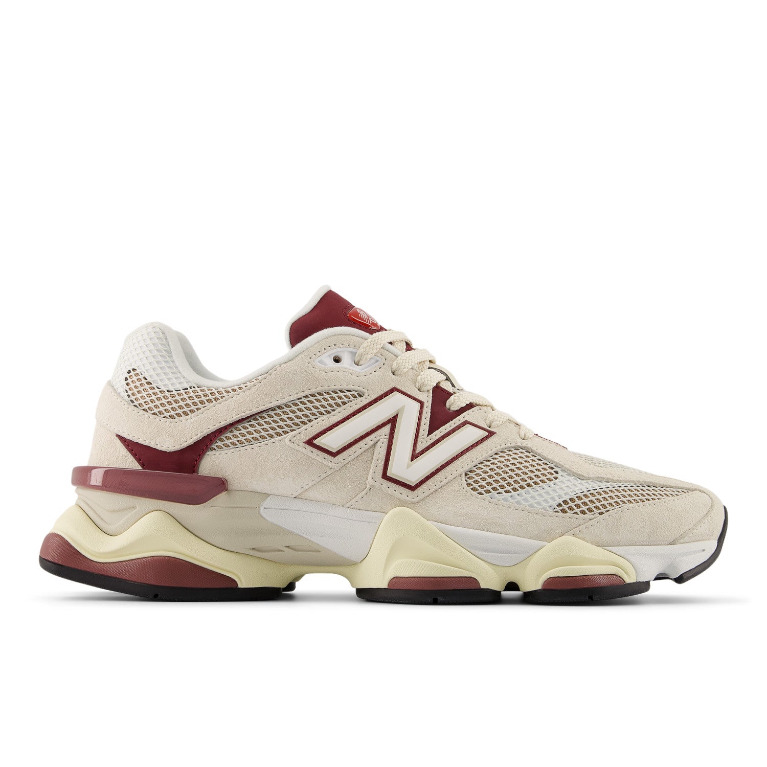 Tênis New Balance Unissex 9060 Bege e Bordô