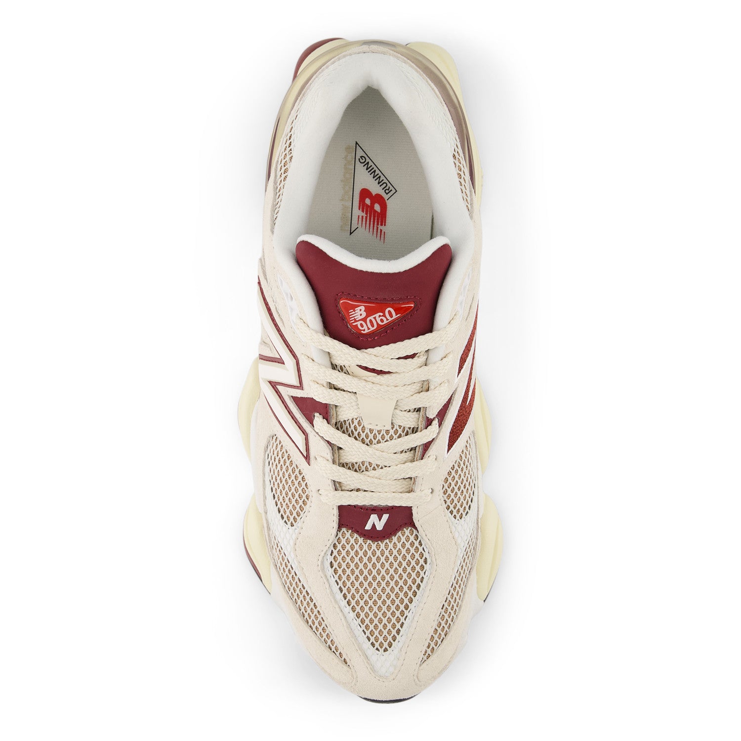 Tênis New Balance Unissex 9060 Bege e Bordô