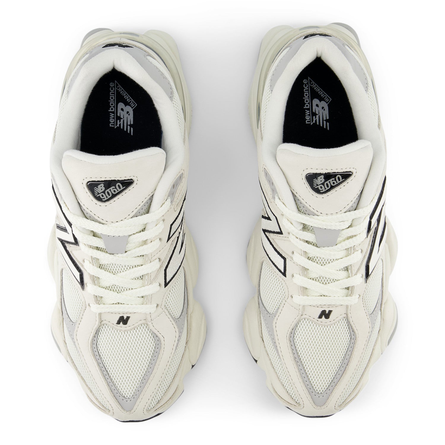 Tênis New Balance Unissex 9060 Off White e Cinza