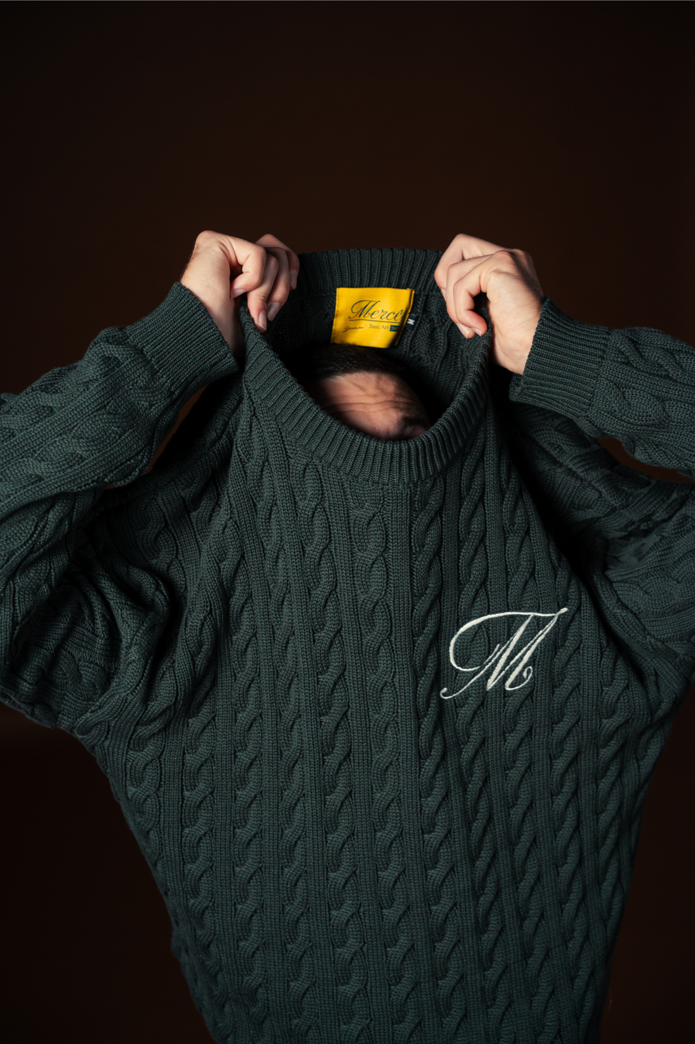 Sweater Mercê Duo Plots Verde