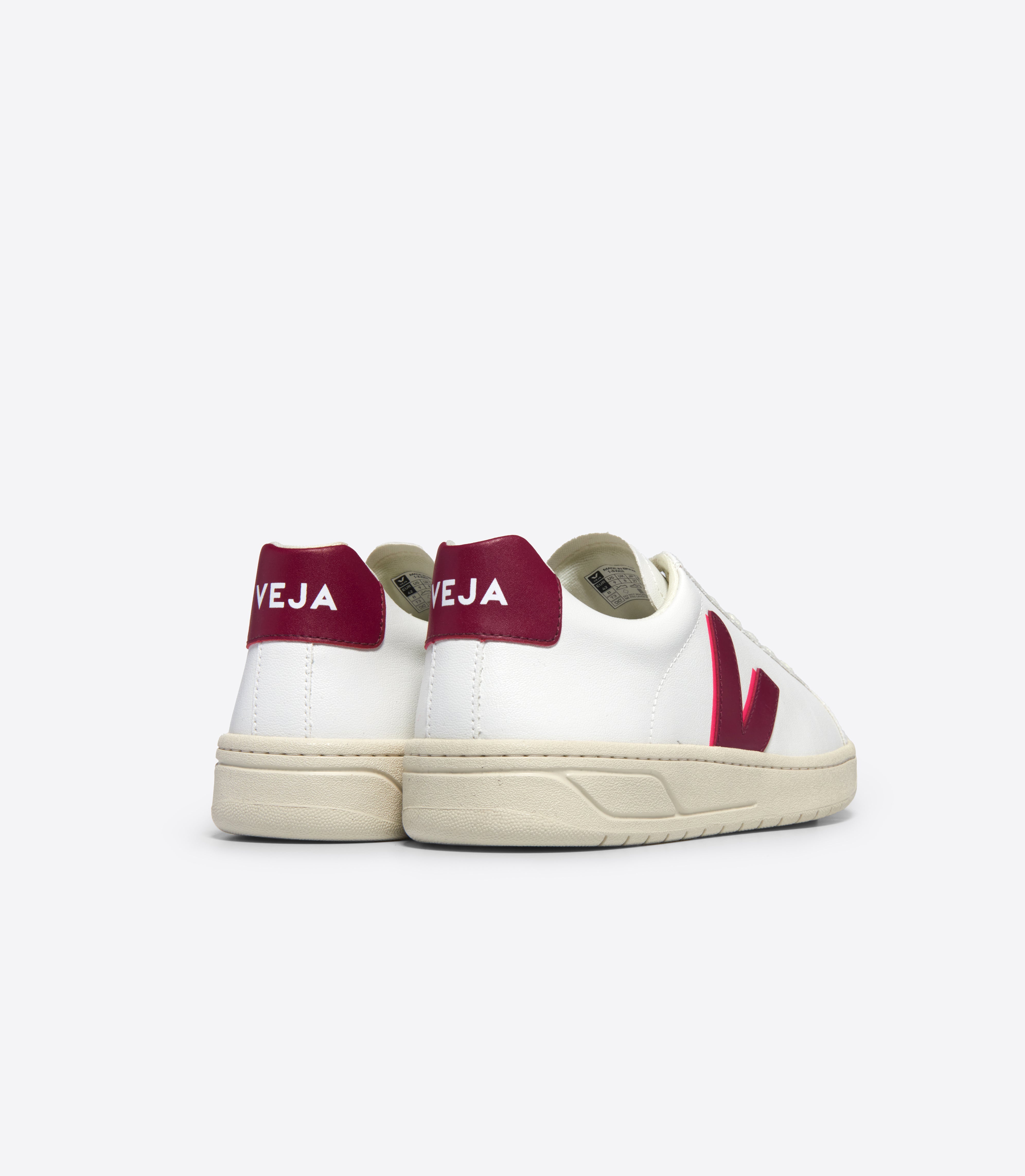 Tênis Veja Urca Cwl White Marsala Rose Fluo