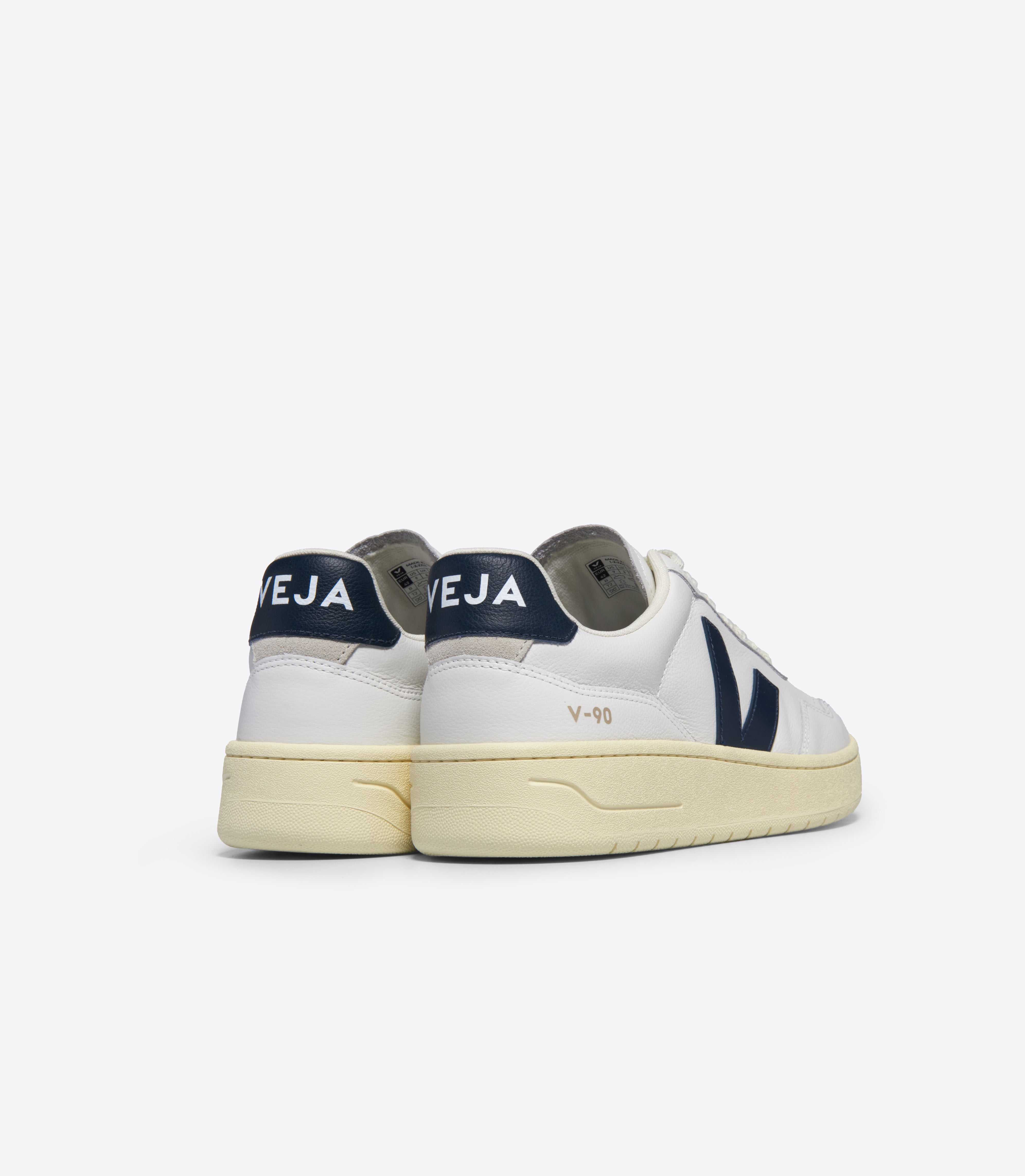 Tênis Veja V-90 O.T Couro Extra White Nautico