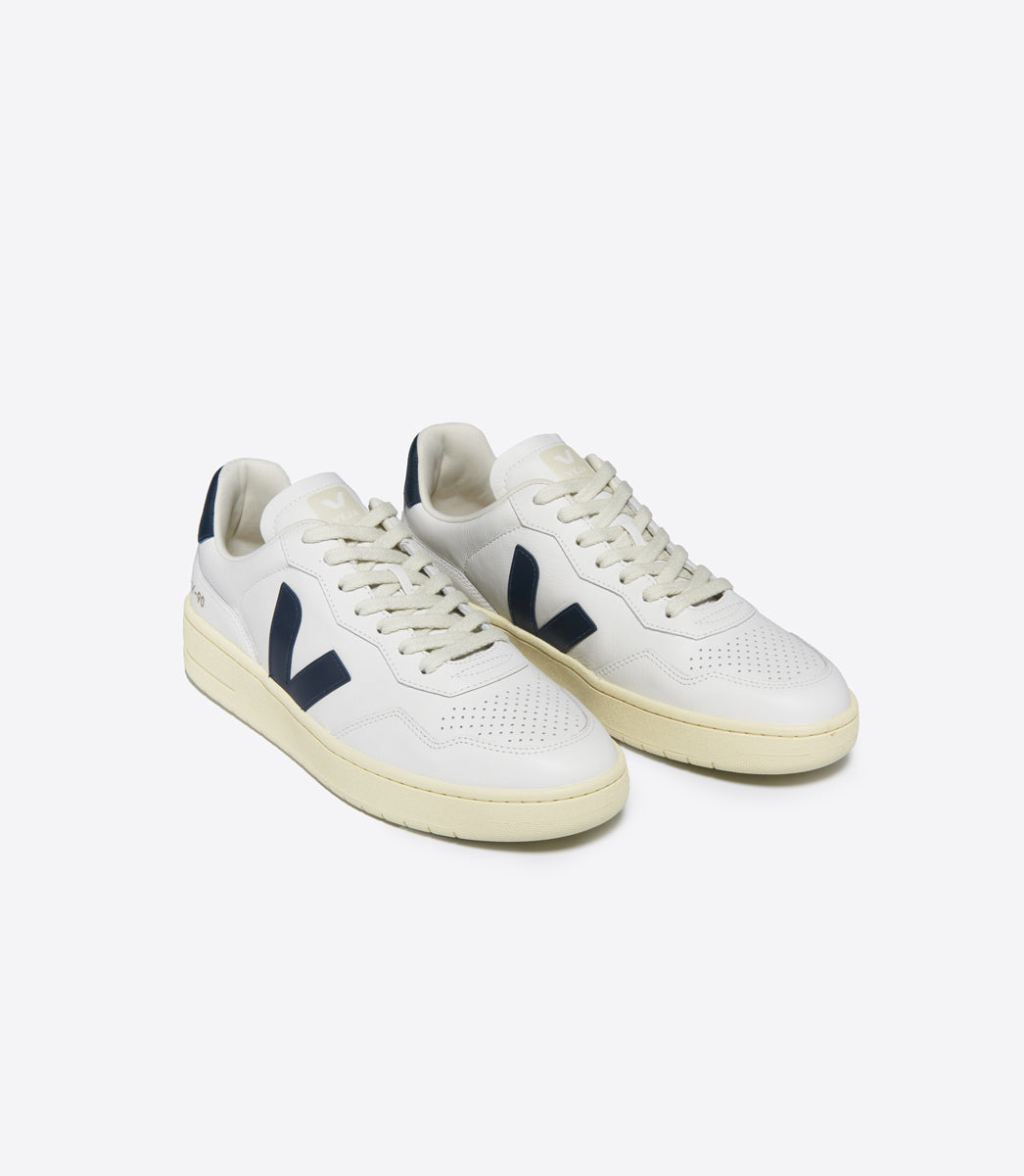 Tênis Veja V-90 O.T Couro Extra White Nautico