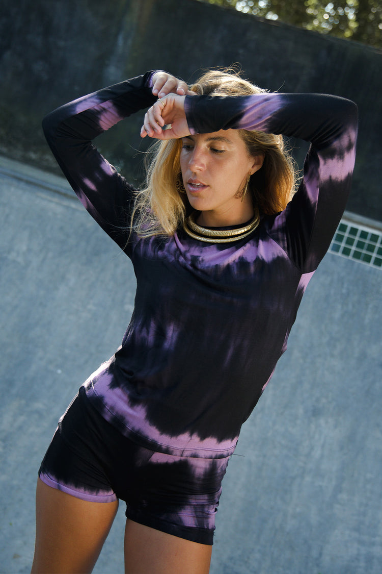 Mini Shorts Mystical Malha Purple