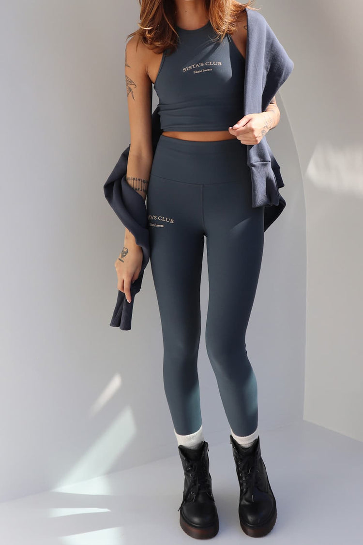 Calça Legging Sistas Club Chumbo