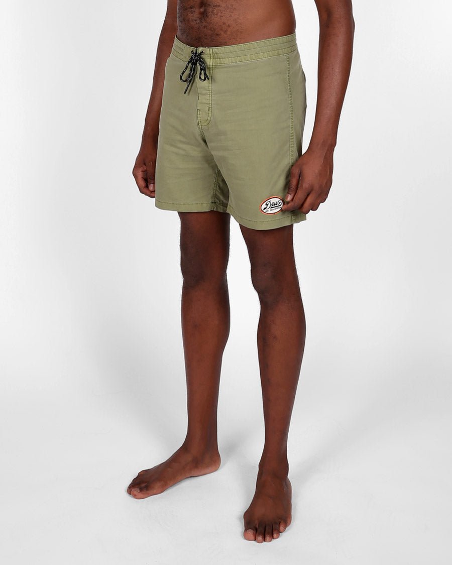 Boardshort Deus Ex Machina Brazzos Verde Militar - backyard DEUS EX MACHINAShorts