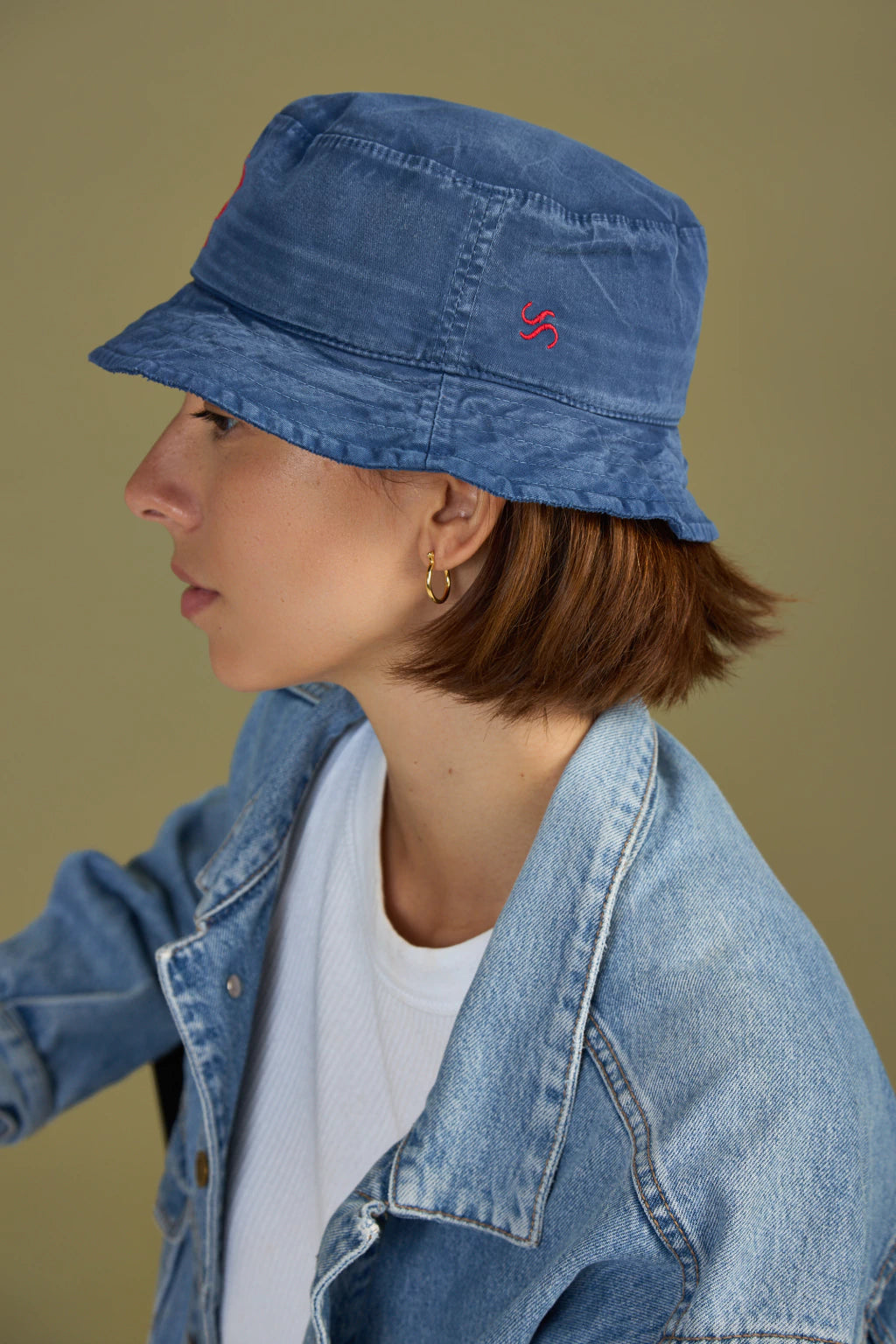 Bucket Bossa Lagosta Jeans Azul - Sarja Premium