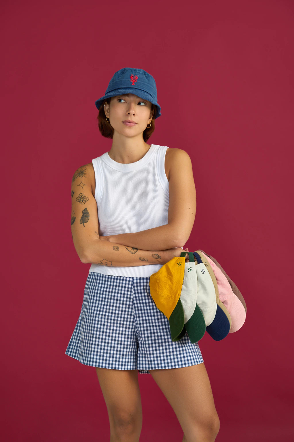 Bucket Bossa Lagosta Jeans Azul - Sarja Premium