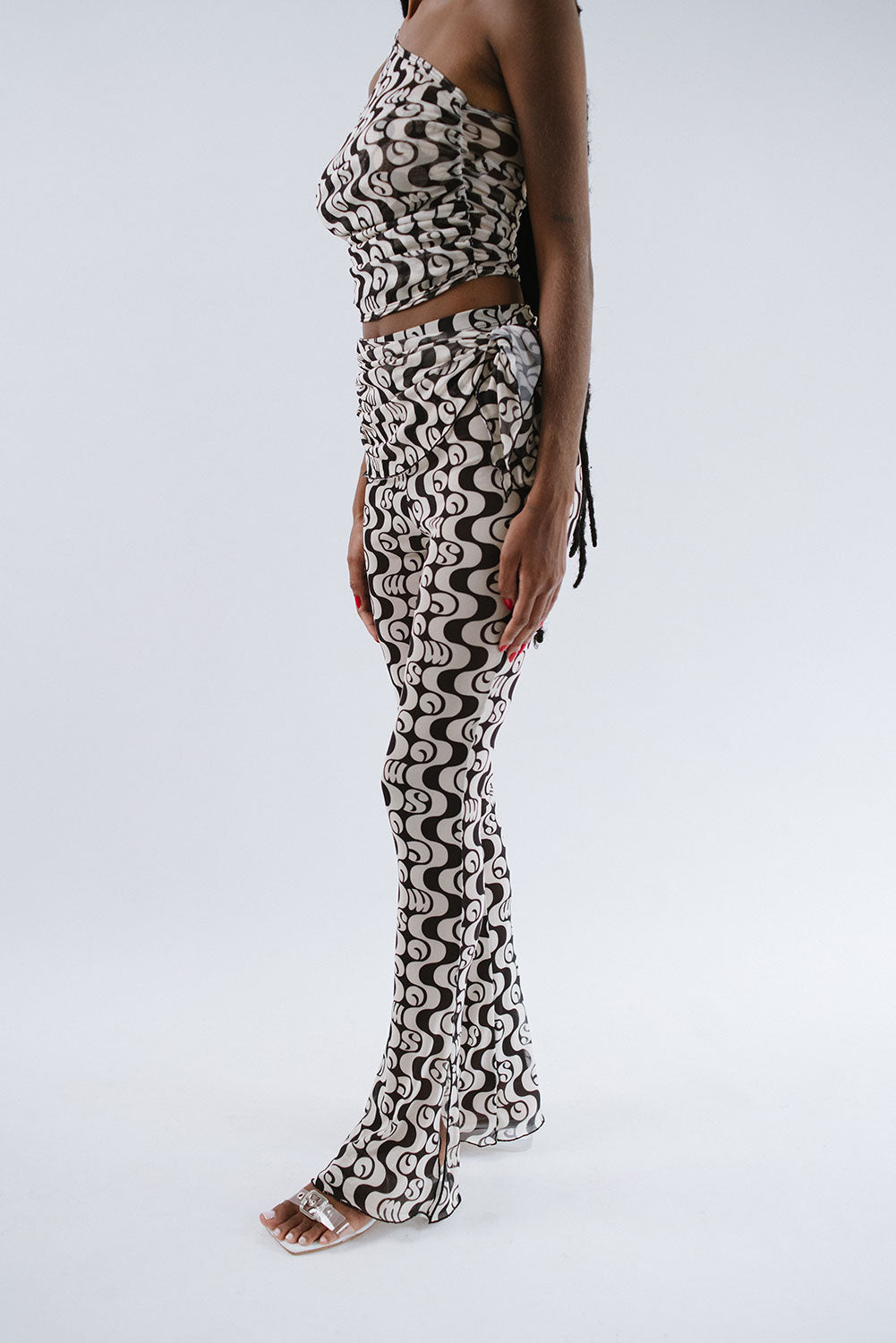 Calça Tule Nin Orla Preto