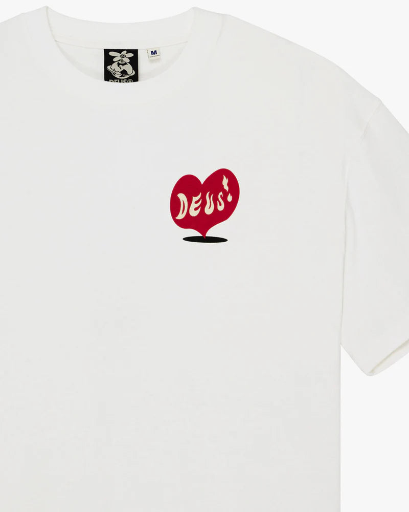 Camiseta Deus Ex Machina Deep Cut Off White