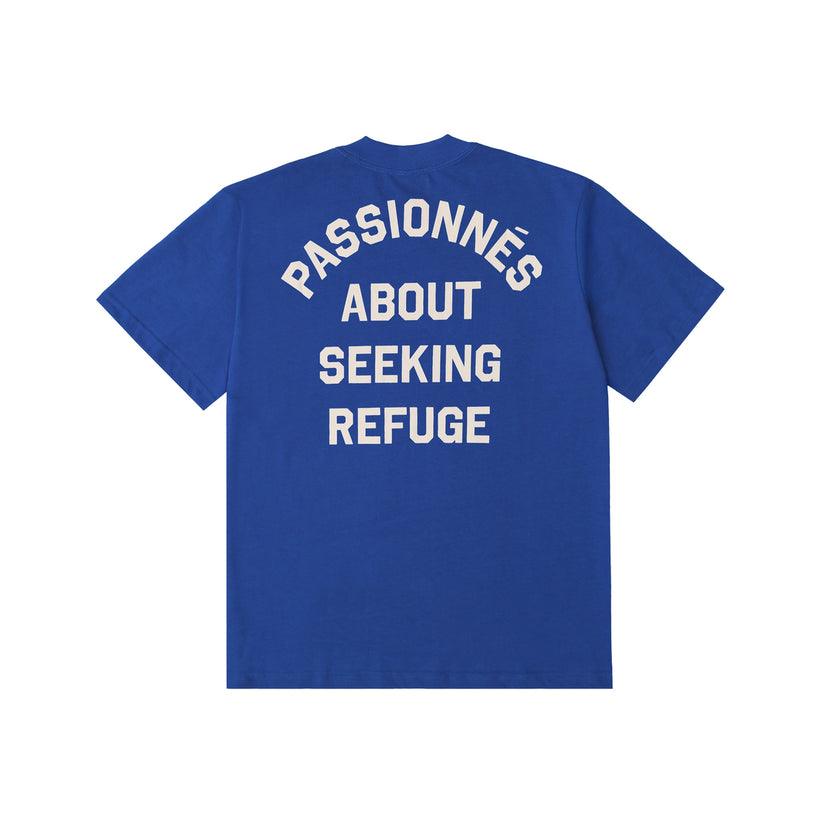 Camiseta Soleil About Seeking Refuge Azul