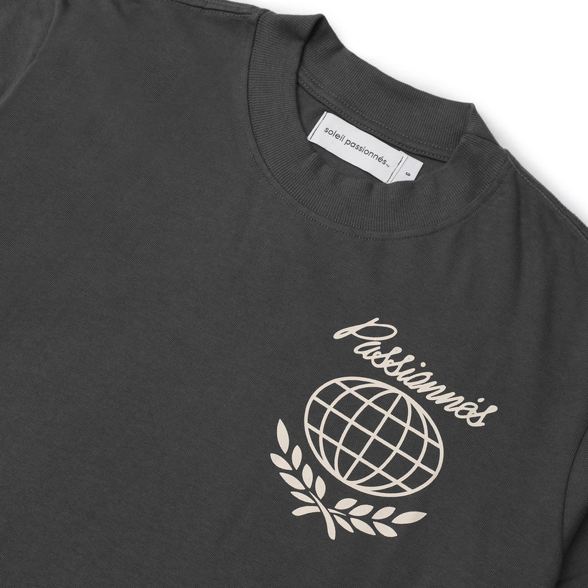 Camiseta Soleil Worldwide Explorer Chumbo