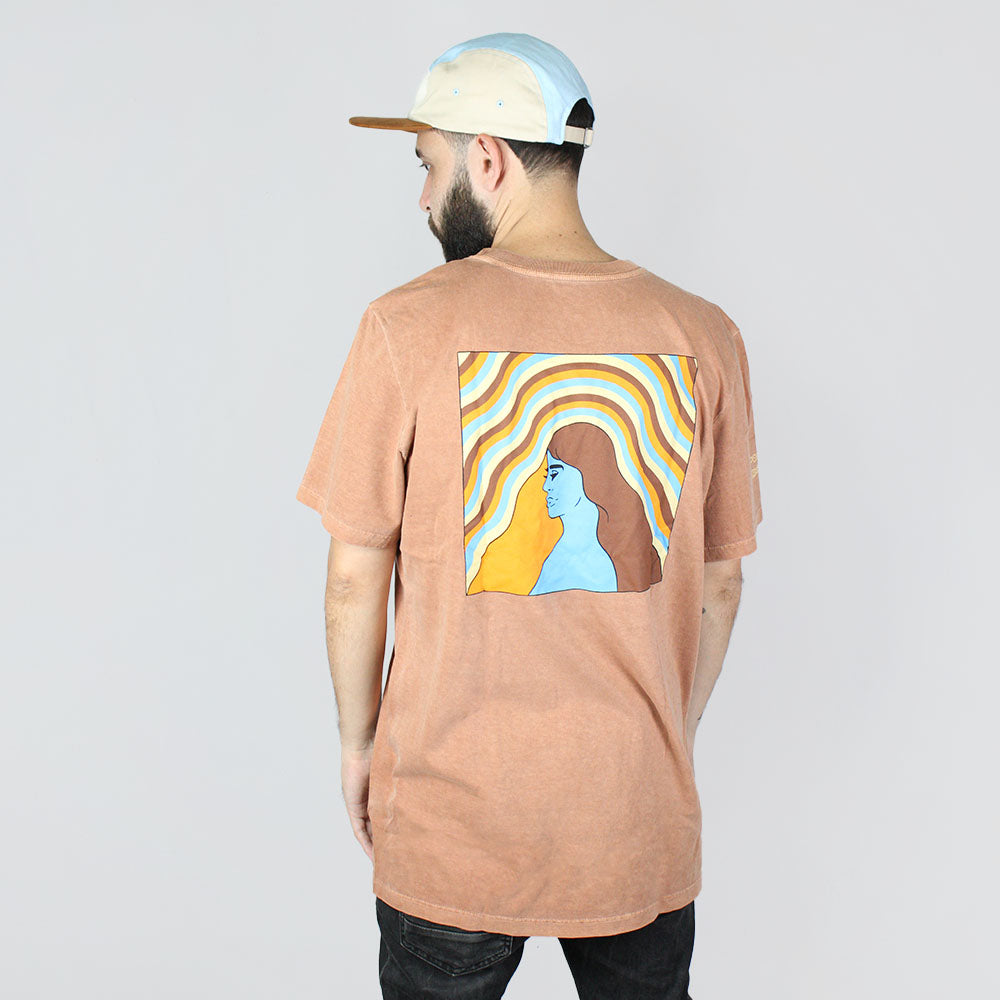 T-Shirt Colab Pomp Marrom Telha