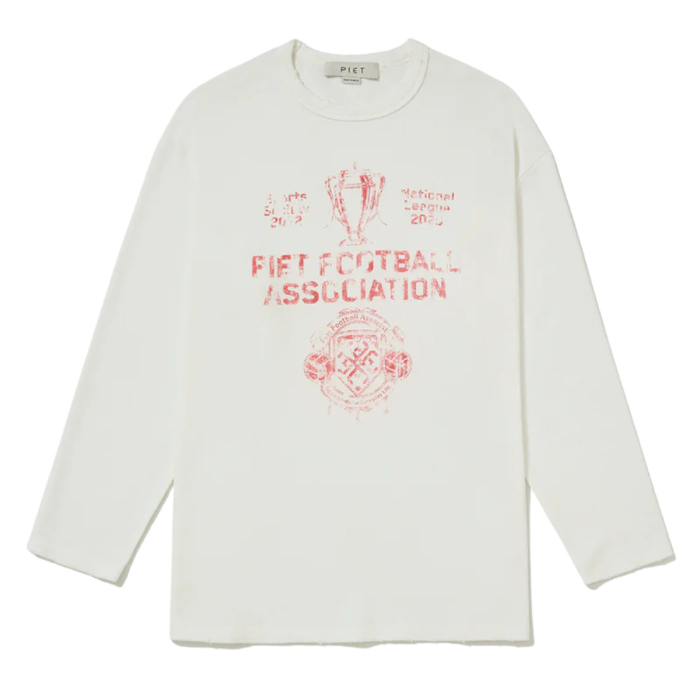 Camiseta Manga Longa Piet Football Association Branca