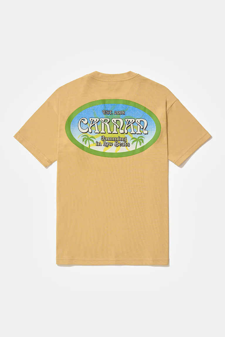 Camiseta Carnan Stamp Heavy Bege