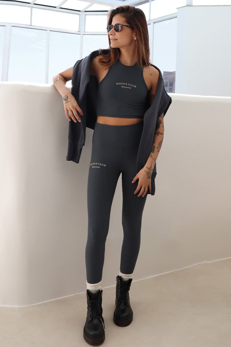 Calça Legging Sistas Club Chumbo