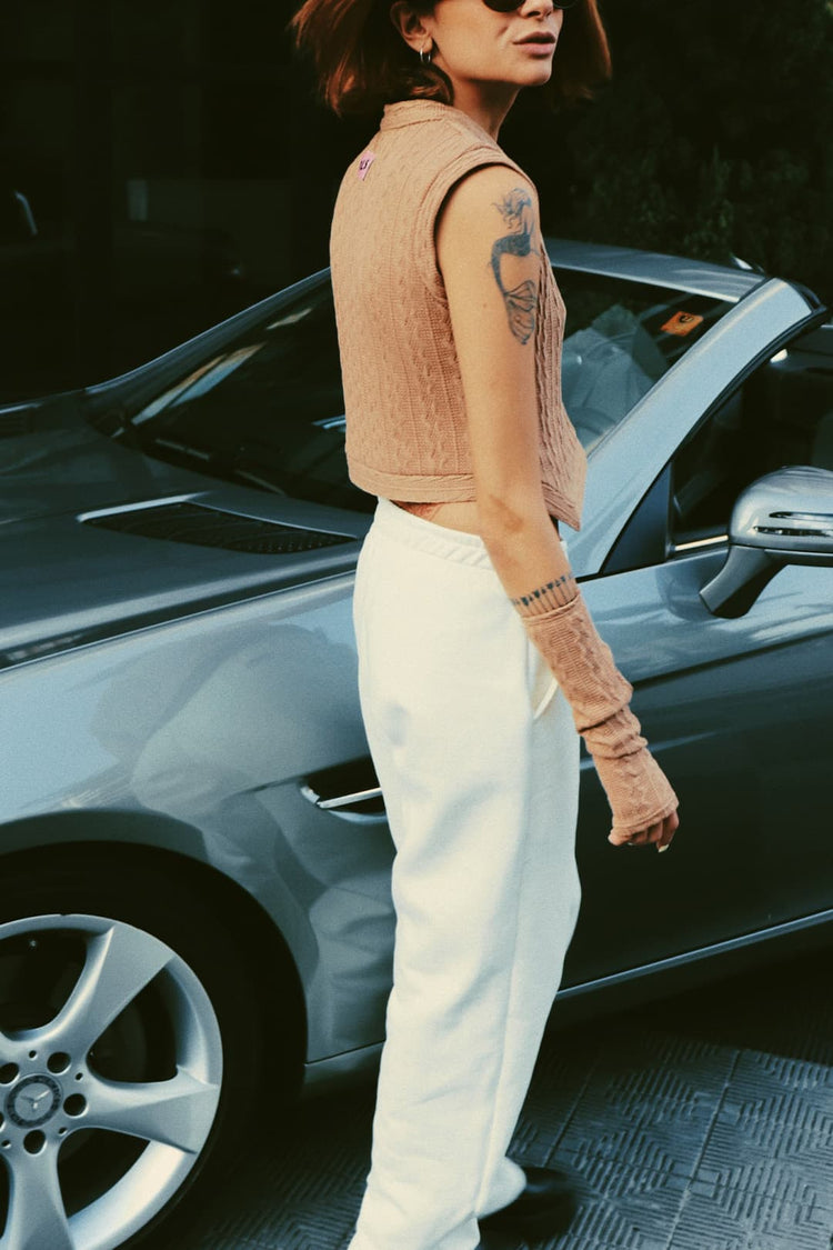 Colete Siena Trico Bege