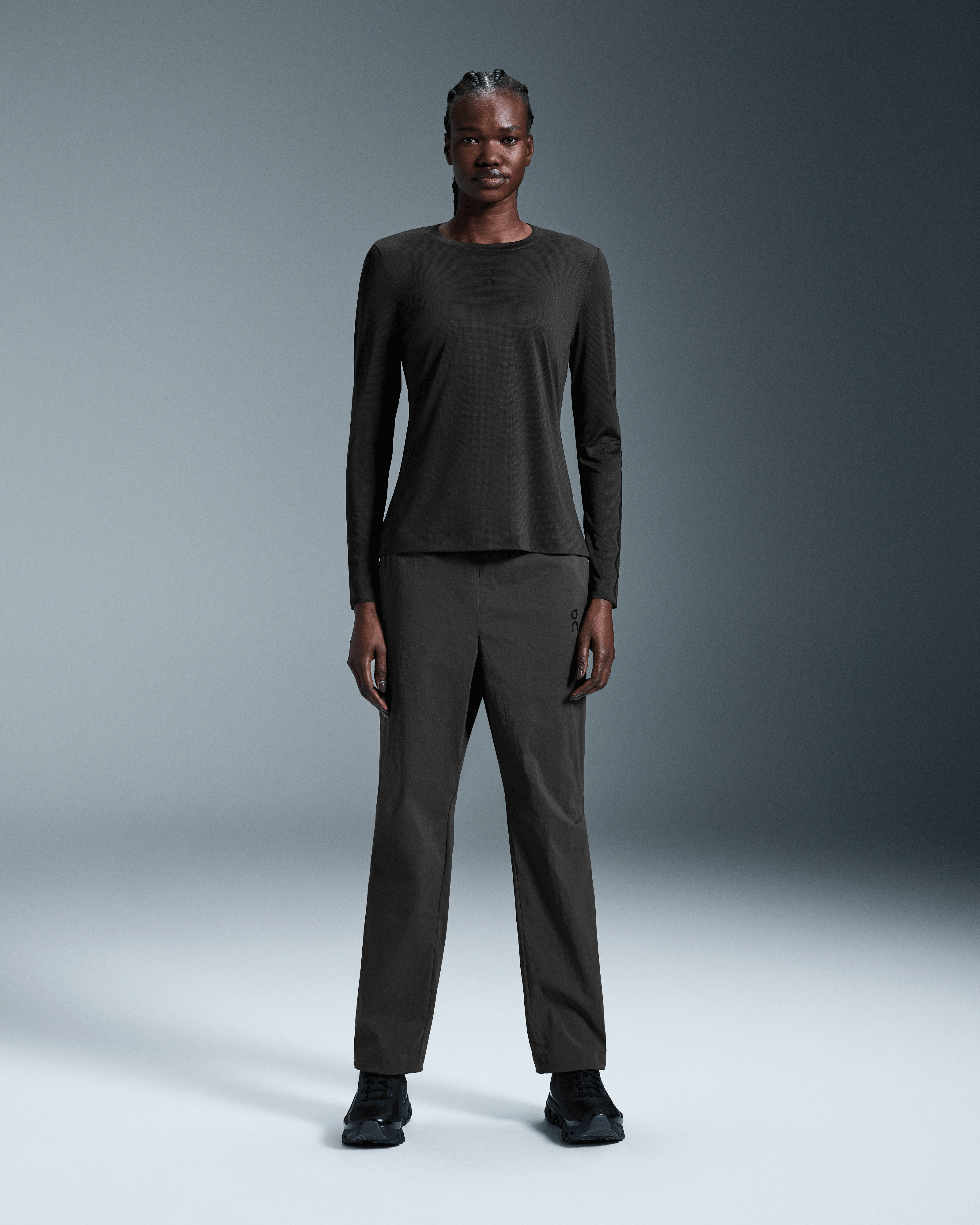 Camiseta IKON 1 On Manga Longa Feminino Preta