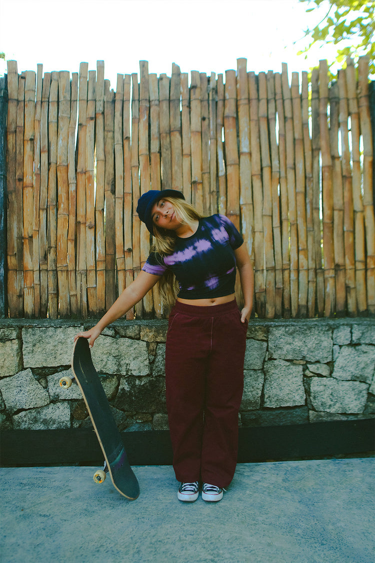 Camiseta Baby Look Mystical Malha Purple