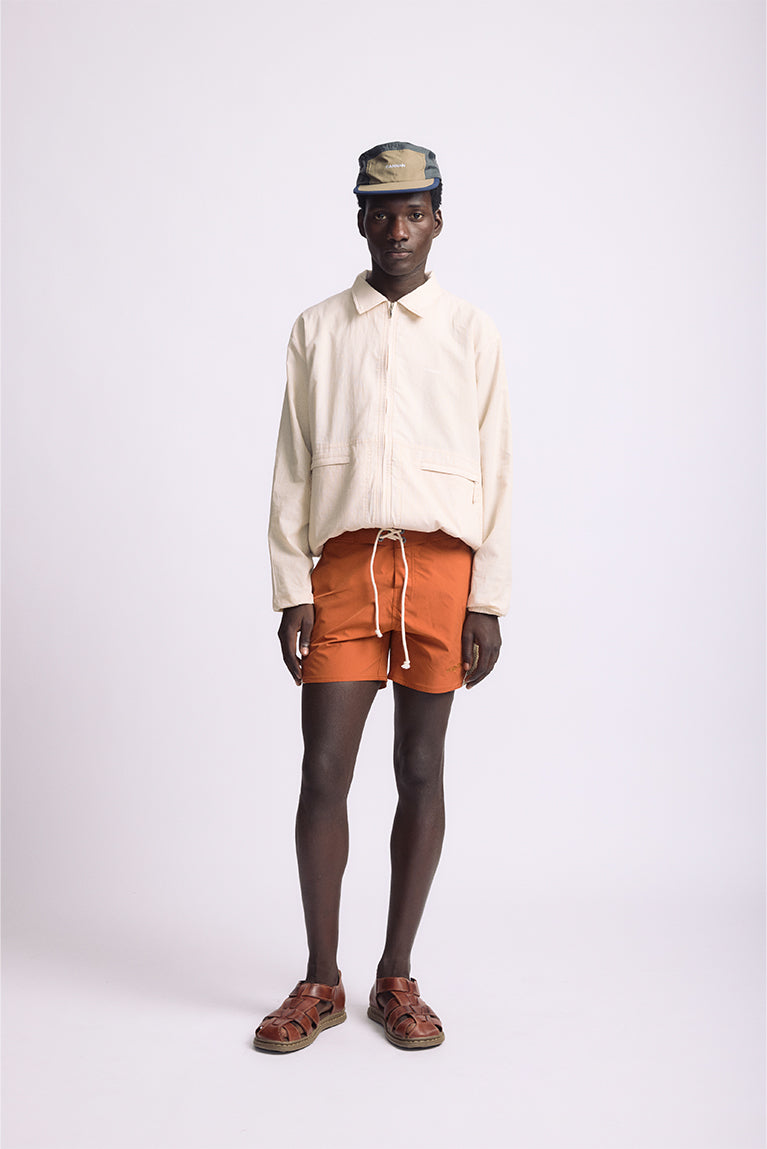 Boardshorts Carnan Curved Mesh Marrom