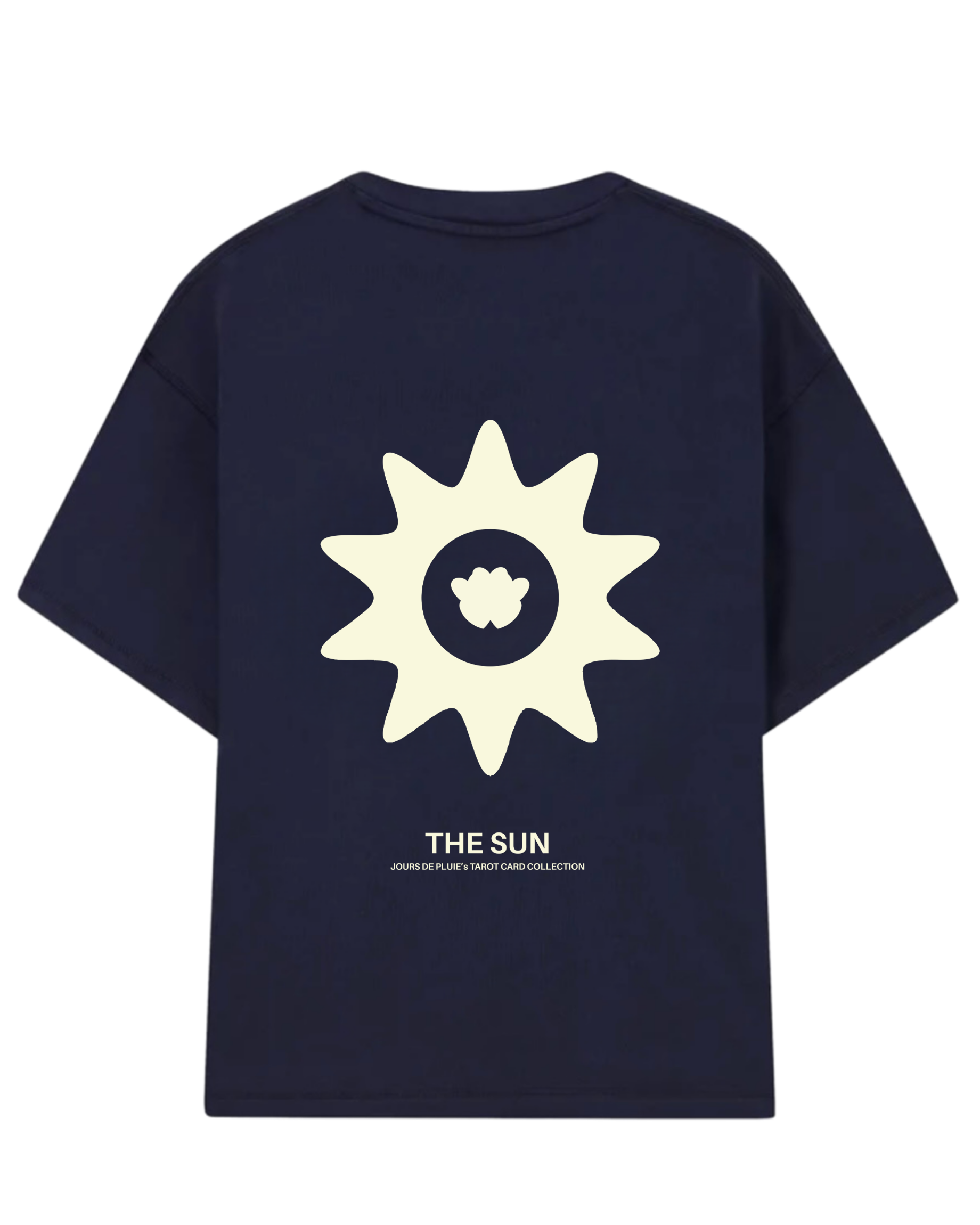 Camiseta Jours de Pluie The Sun Tee Azul Marinho frente