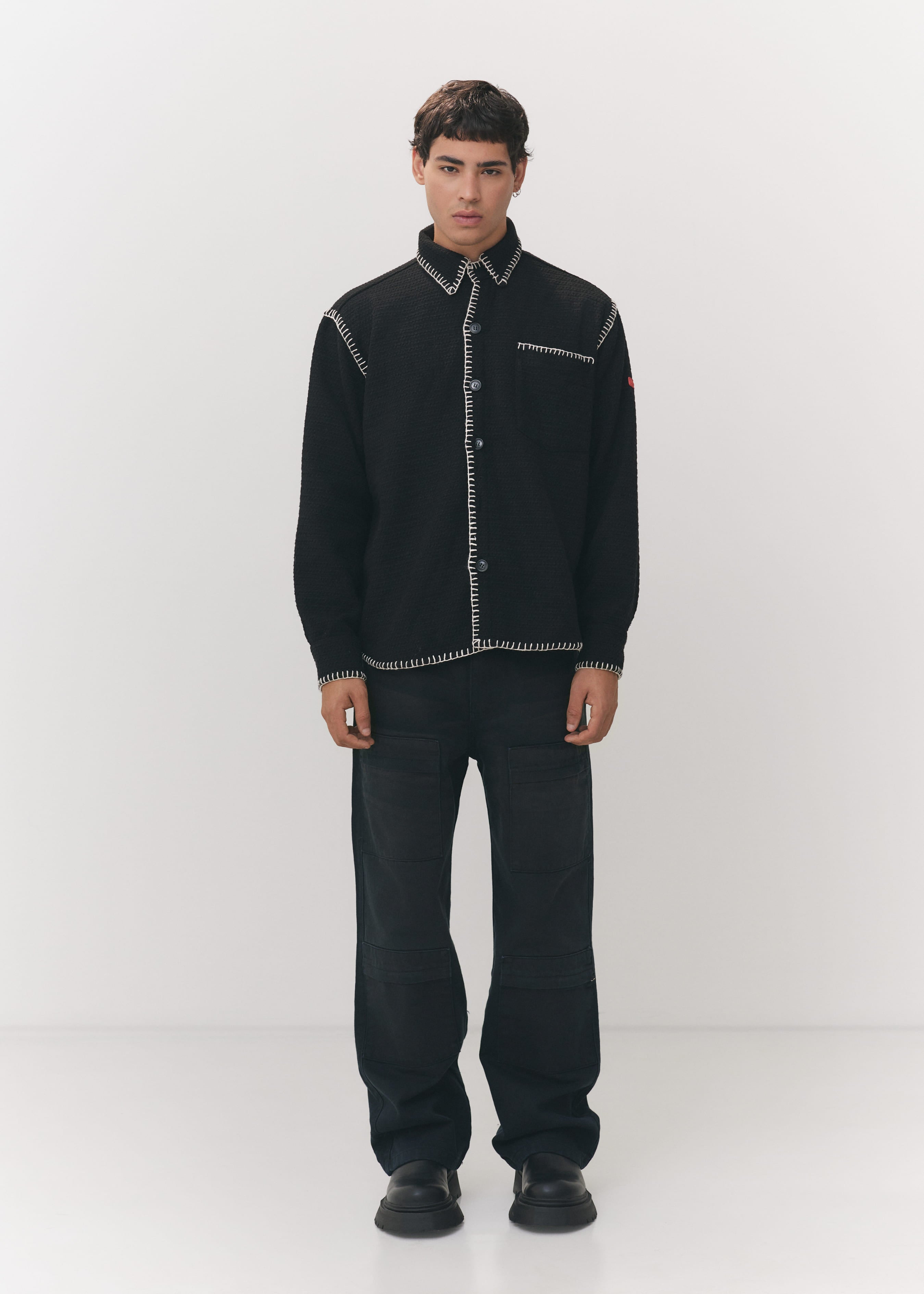 Camisa Garré Tweed Paris Preta
