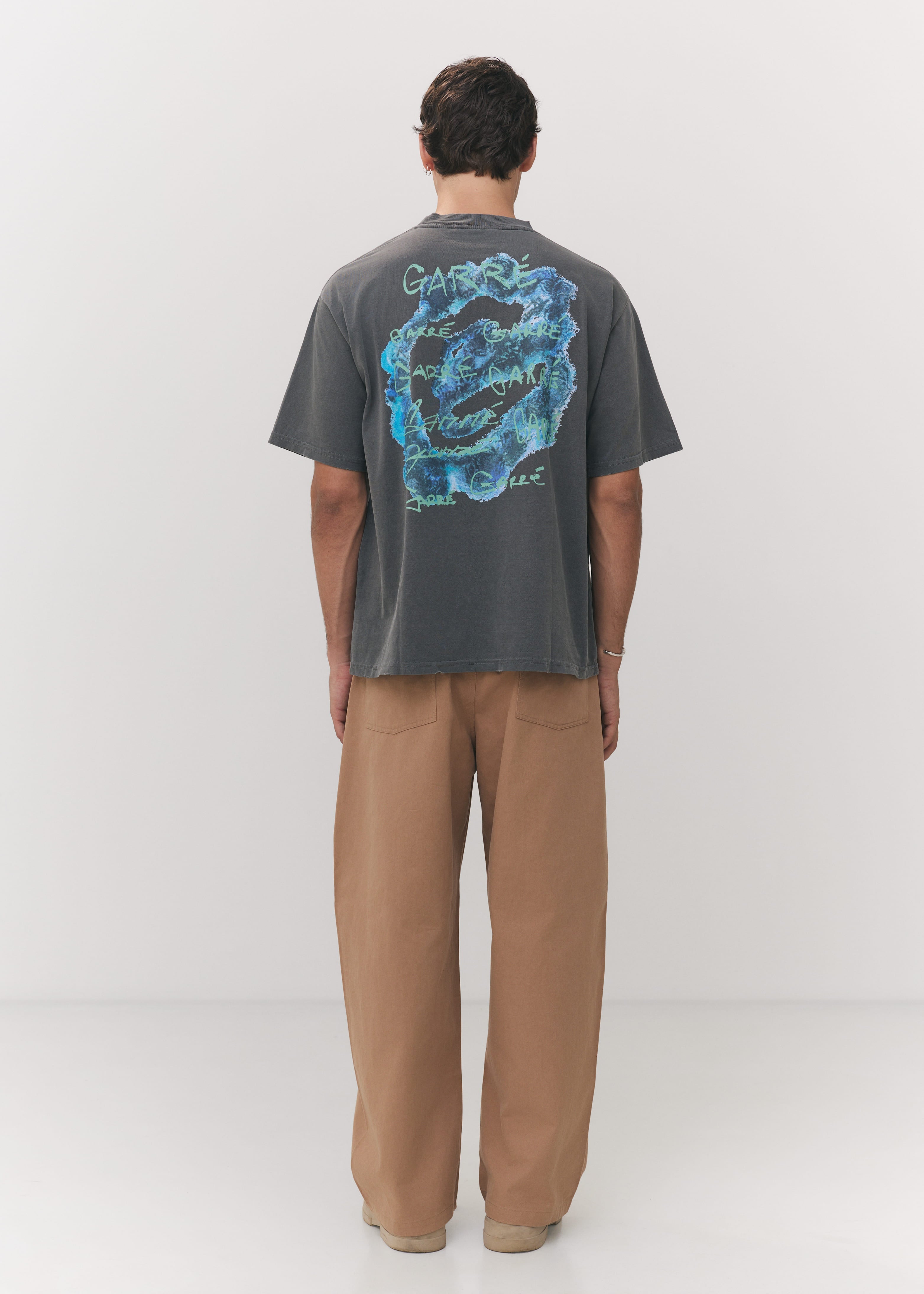 Camiseta Garré Art Washed Cinza