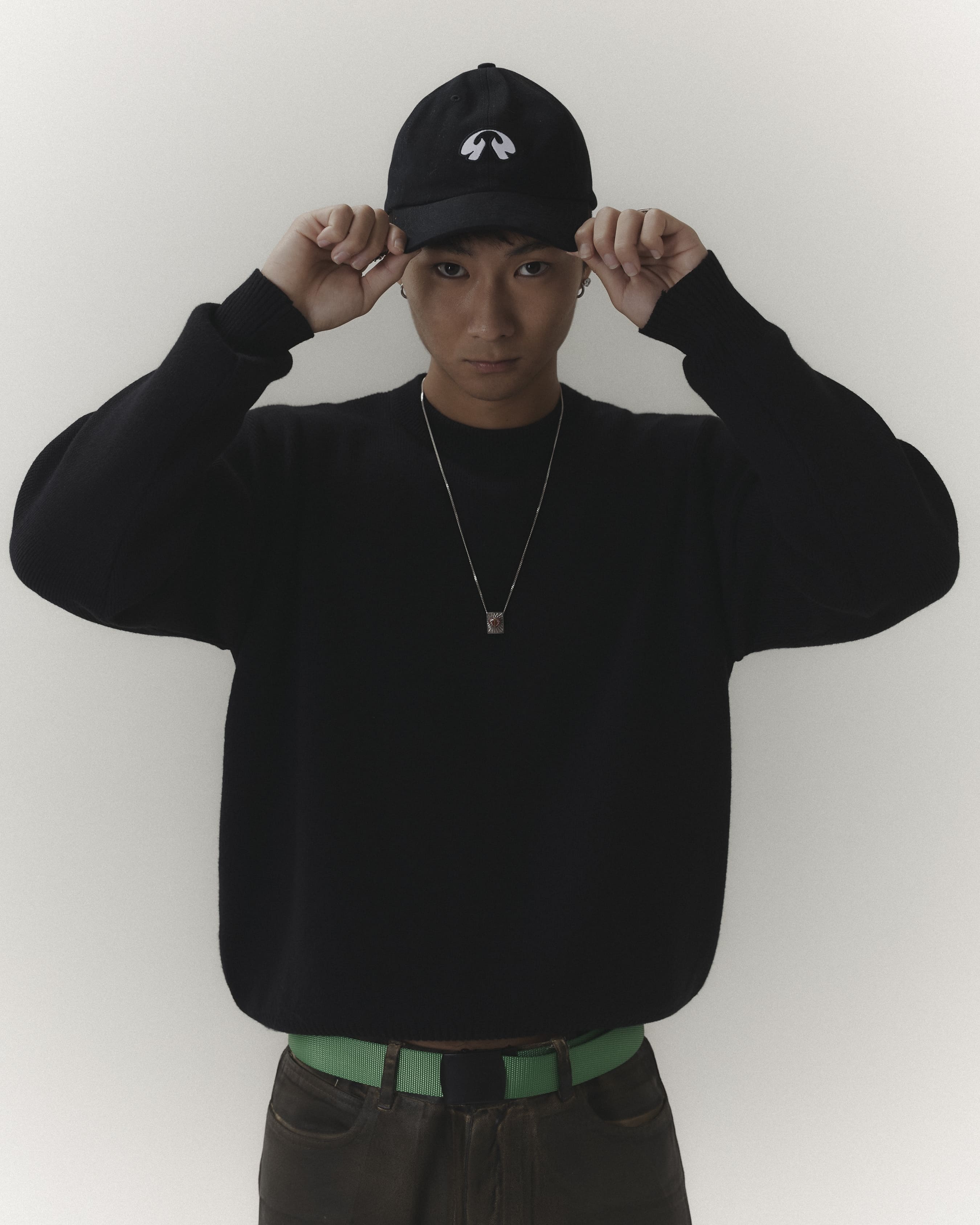 Boné Garré Monogram Logo Preto