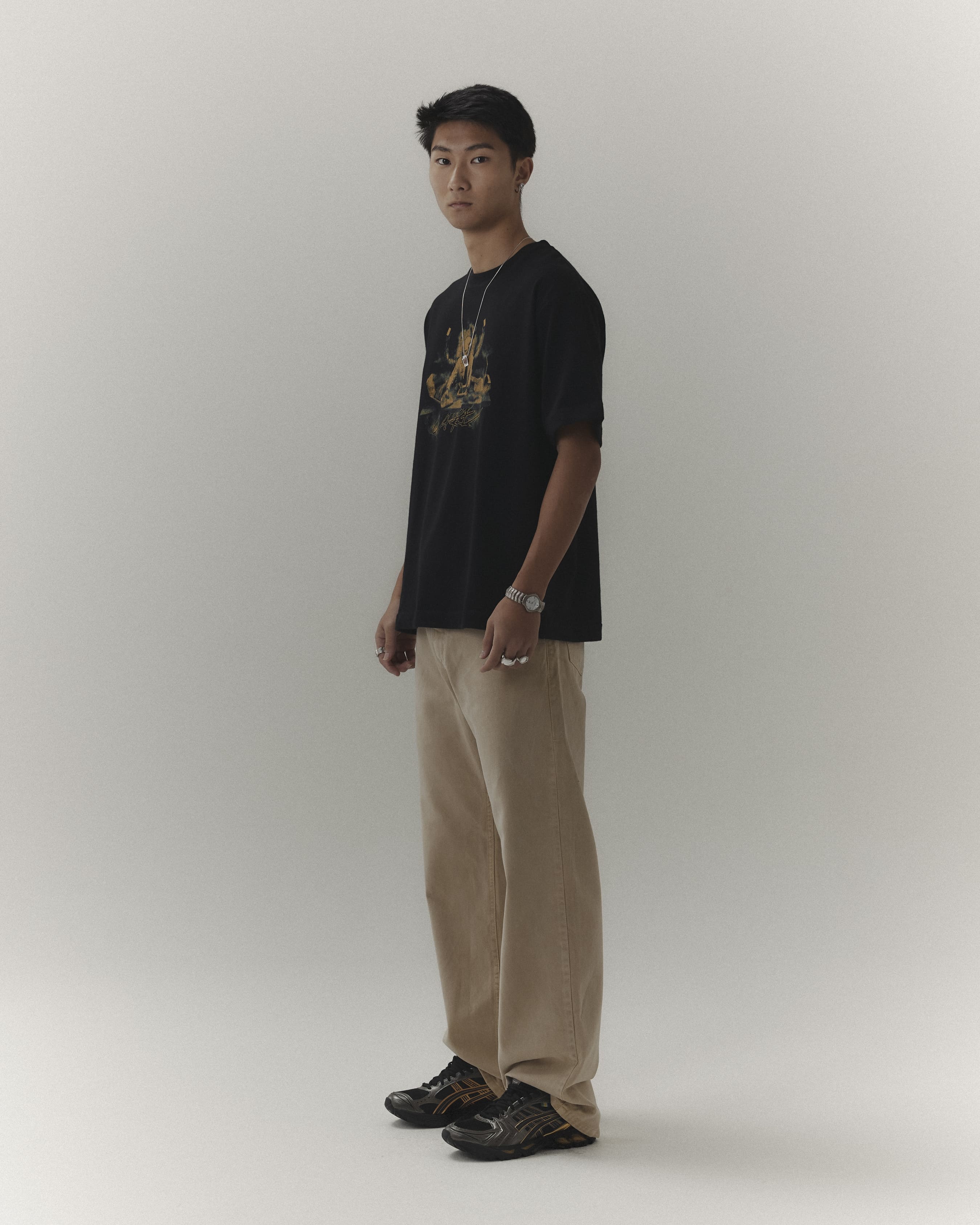 Camiseta Garré Working Like a Machine Preta