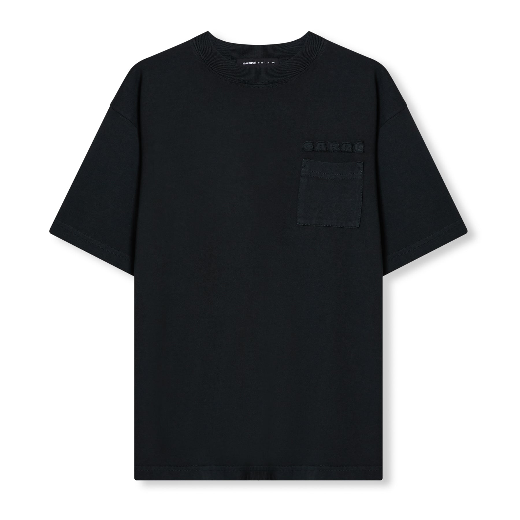 Camiseta Garré Embroidery Pocket Logo Preta