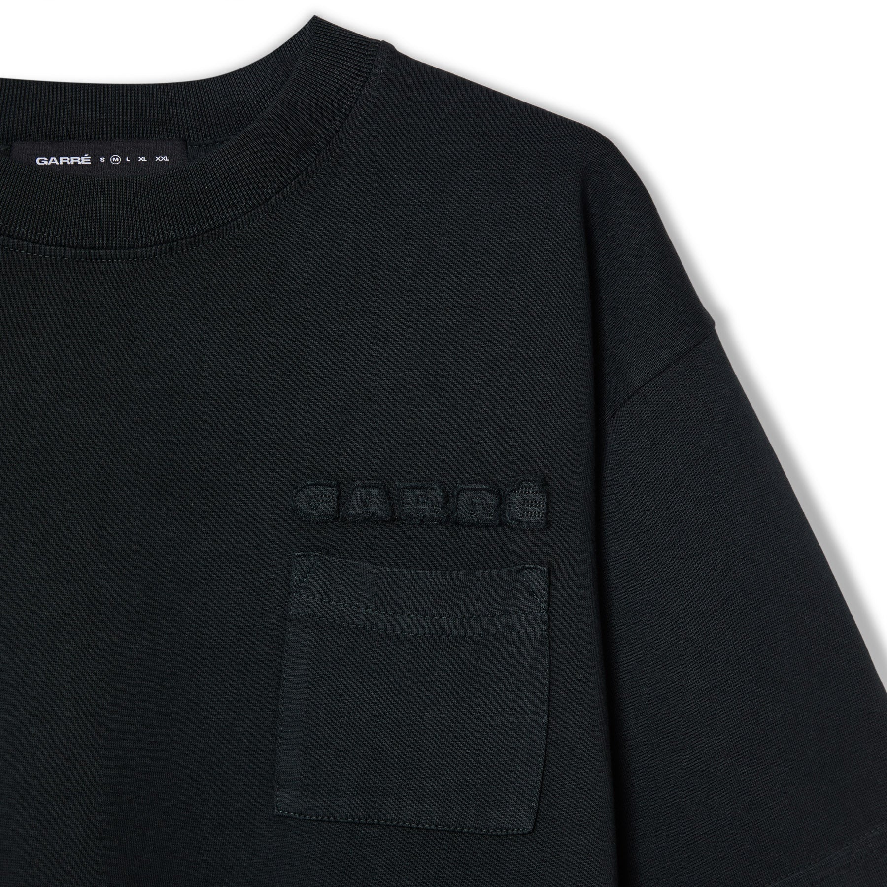 Camiseta Garré Embroidery Pocket Logo Preta